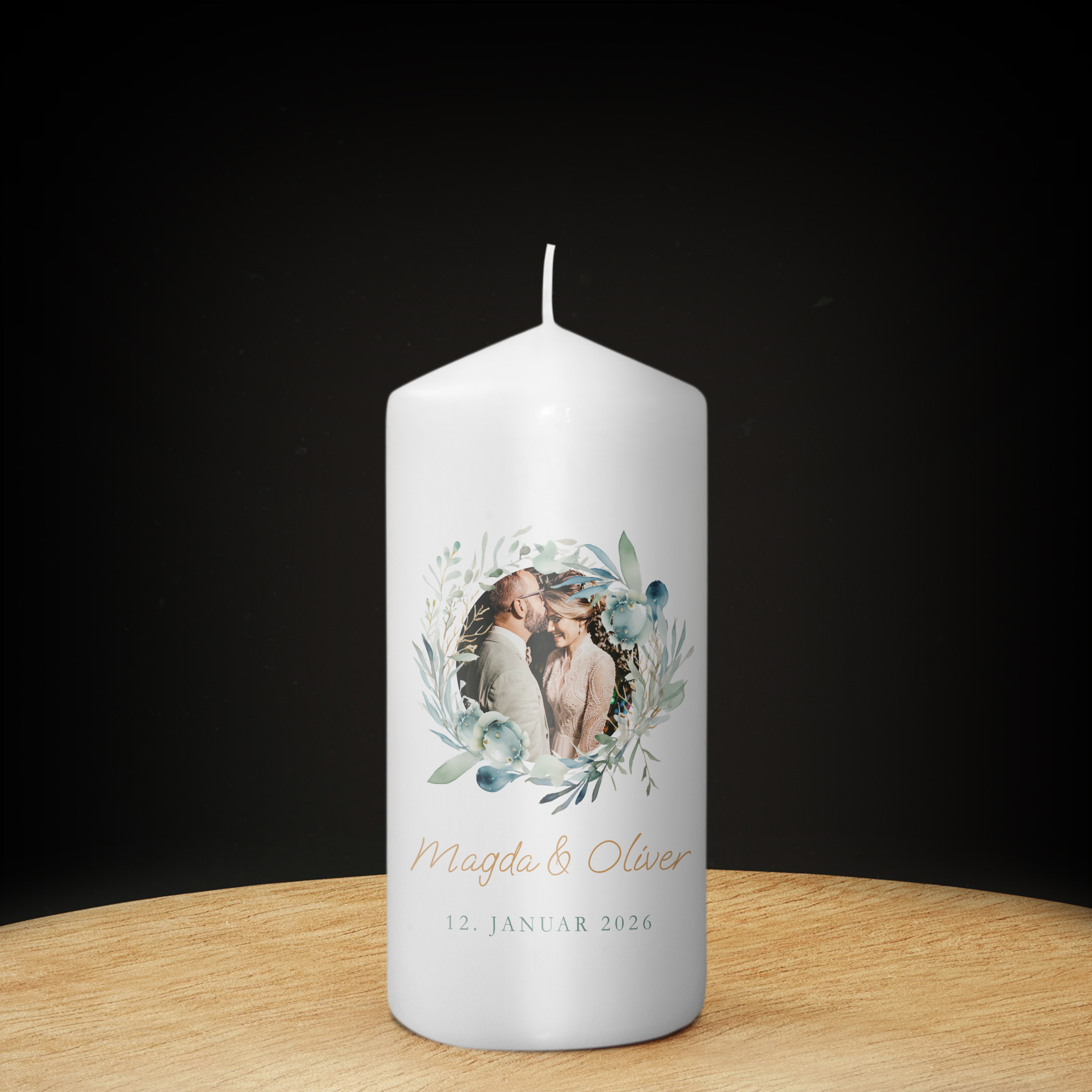 Hochzeitskerze 15 cm 7