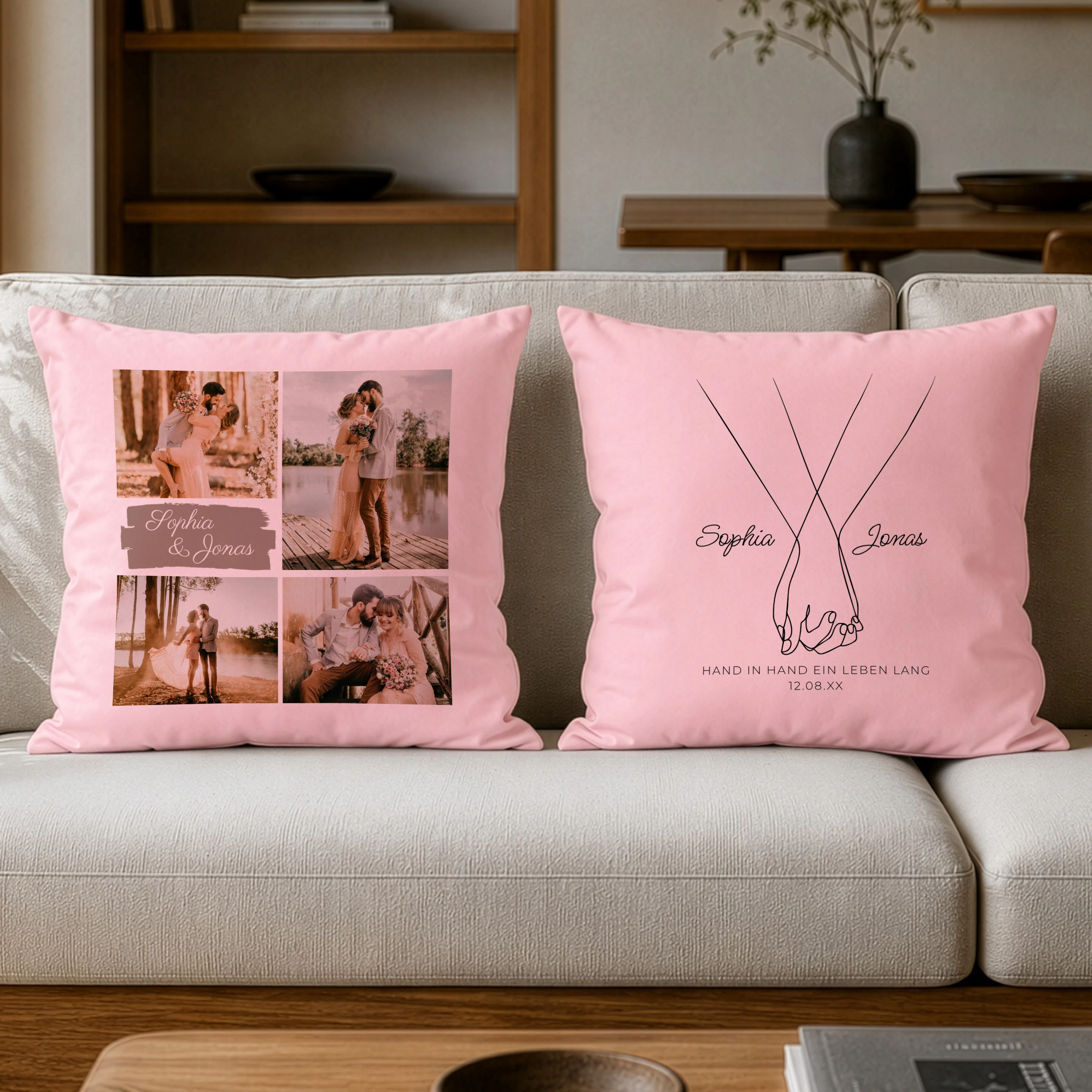 Fotokissen Rosa 8
