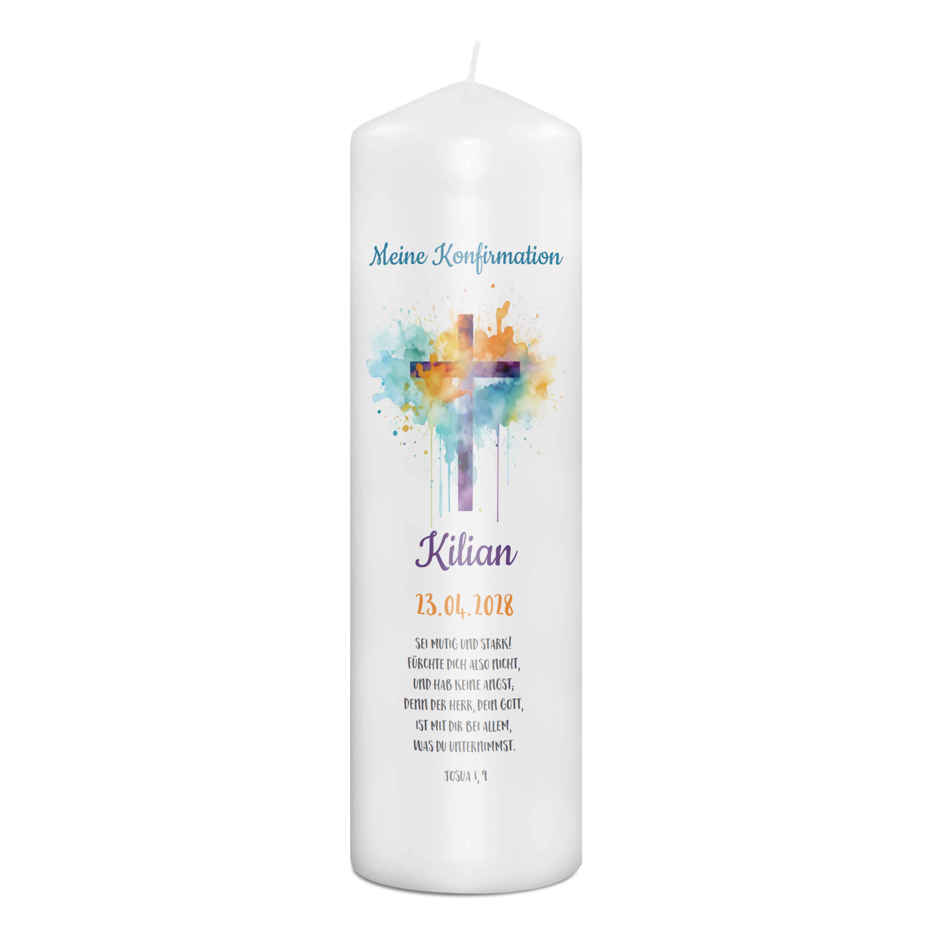 Konfirmationskerze 29 cm 1