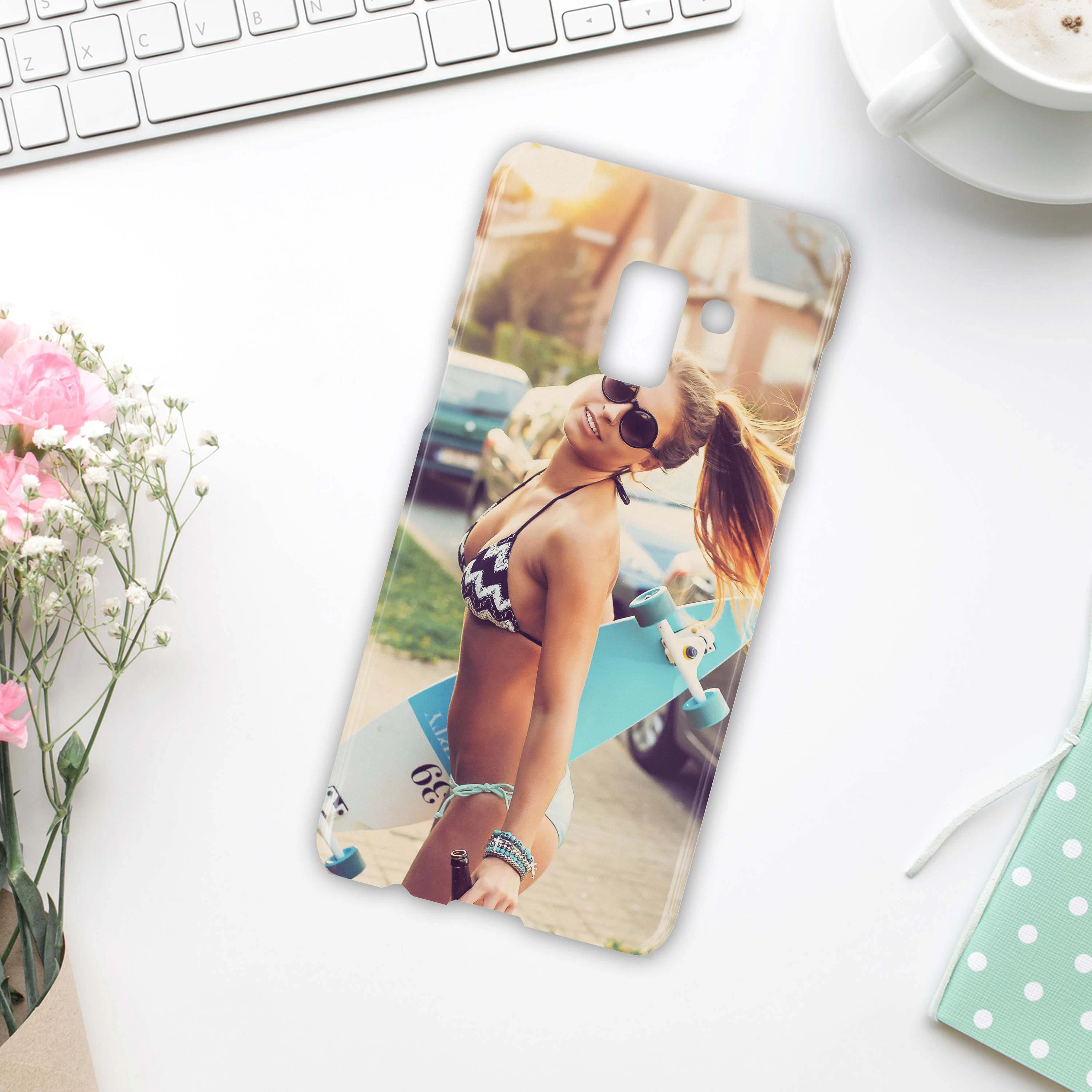 Galaxy A8 (2018) Premium Hardcase weiß 3