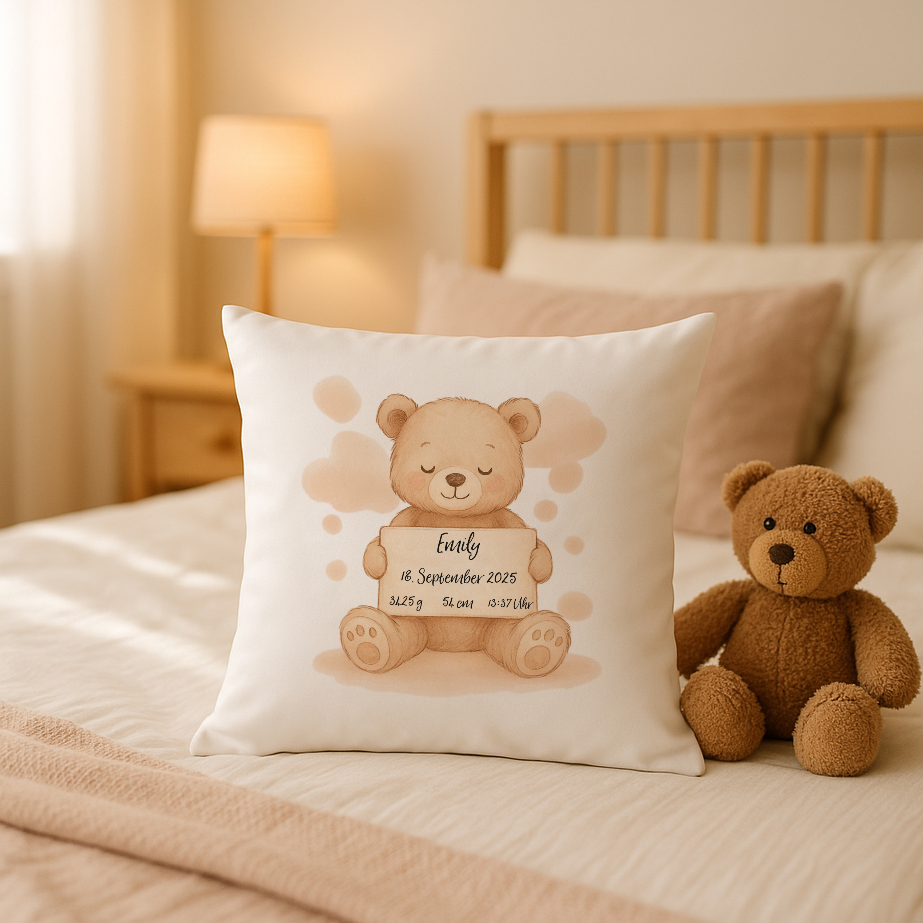 Geburtskissen Naturweiß 4