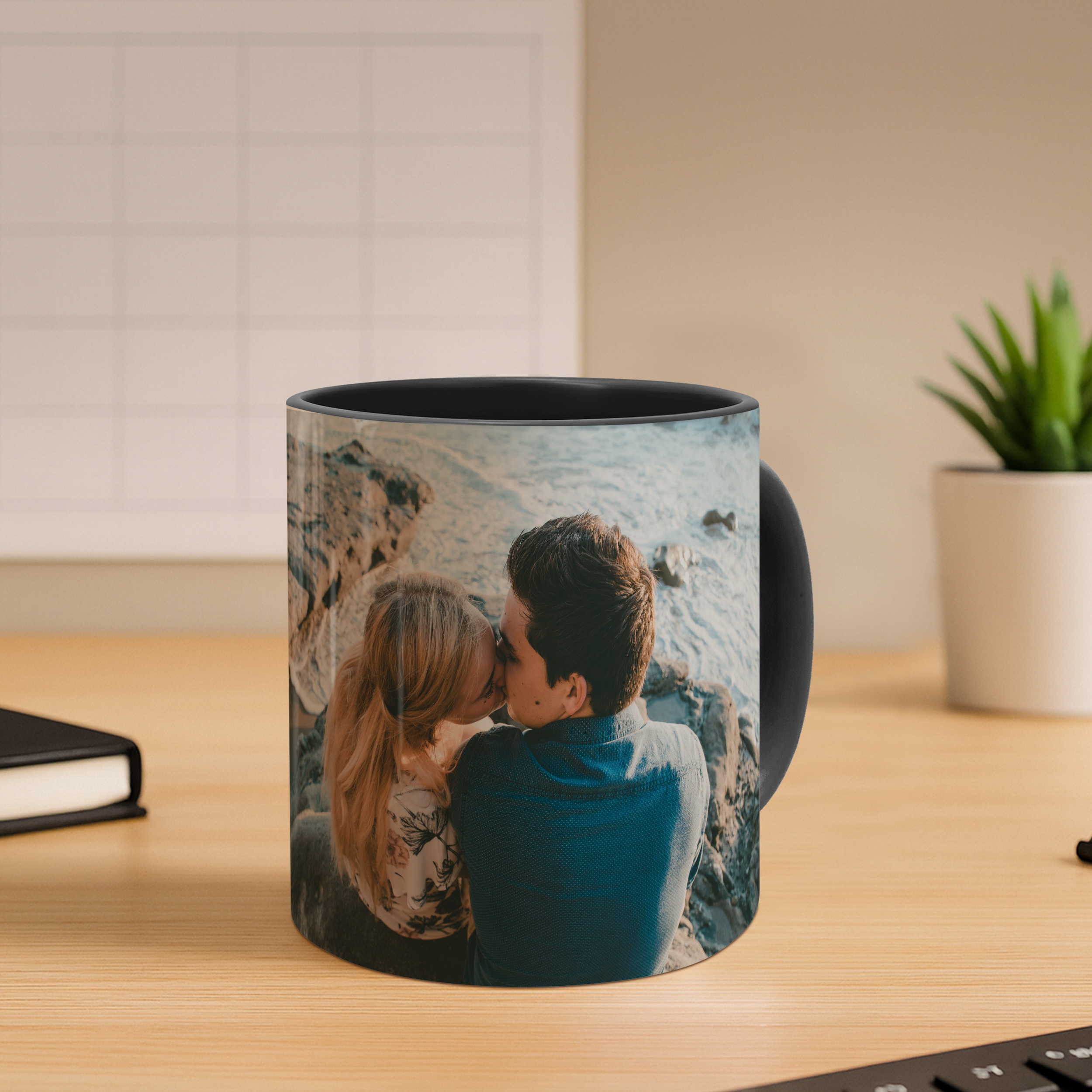 Zweifarbtasse Schwarz Full-Size 6