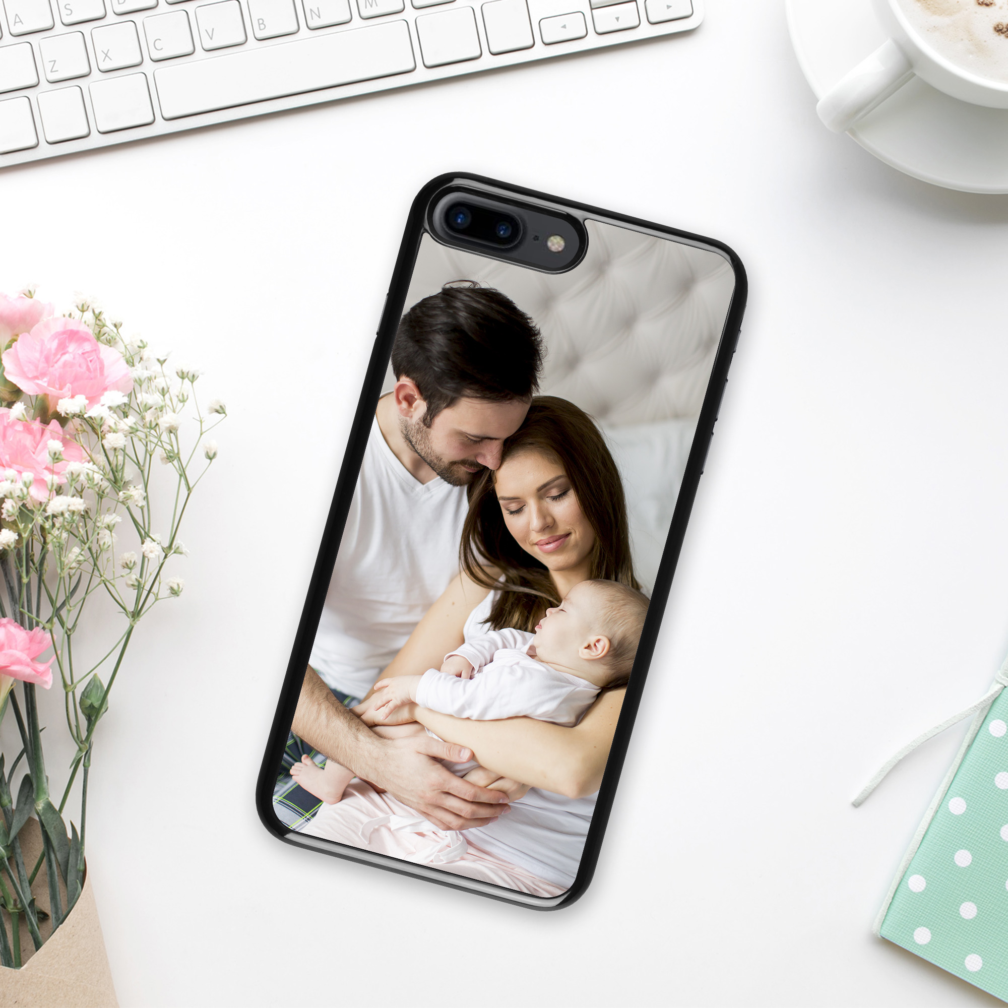 iPhone 7 Plus Hardcase schwarz 2