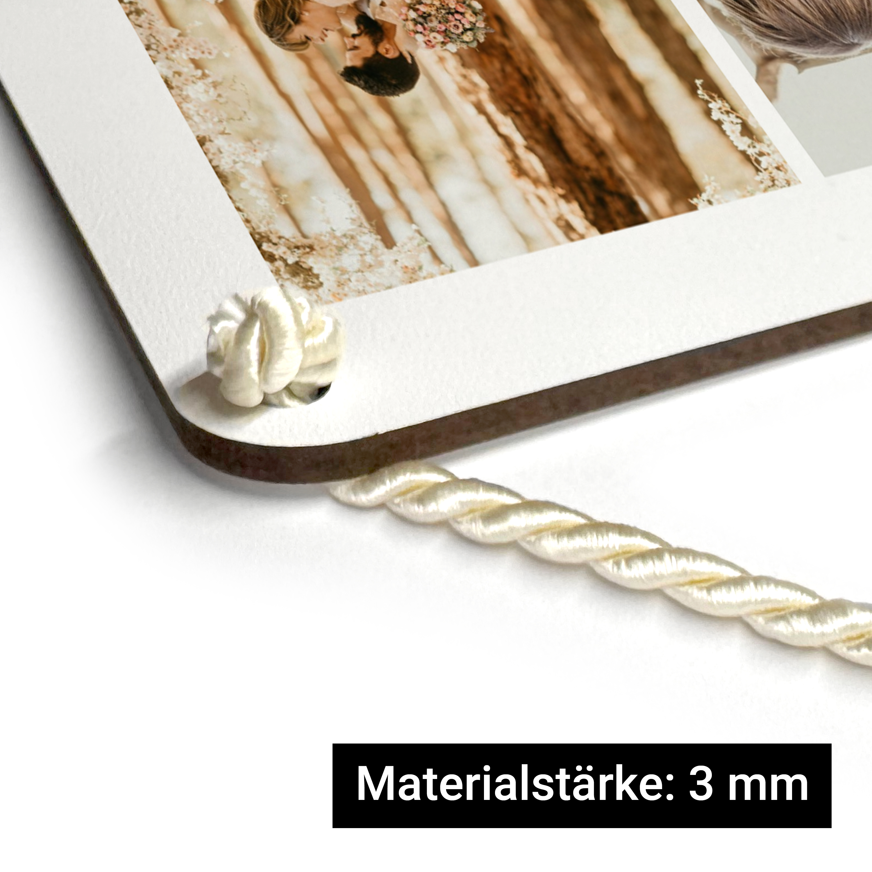 Schild mit Kordel A6 - 14,8 cm x 10,5 cm 3