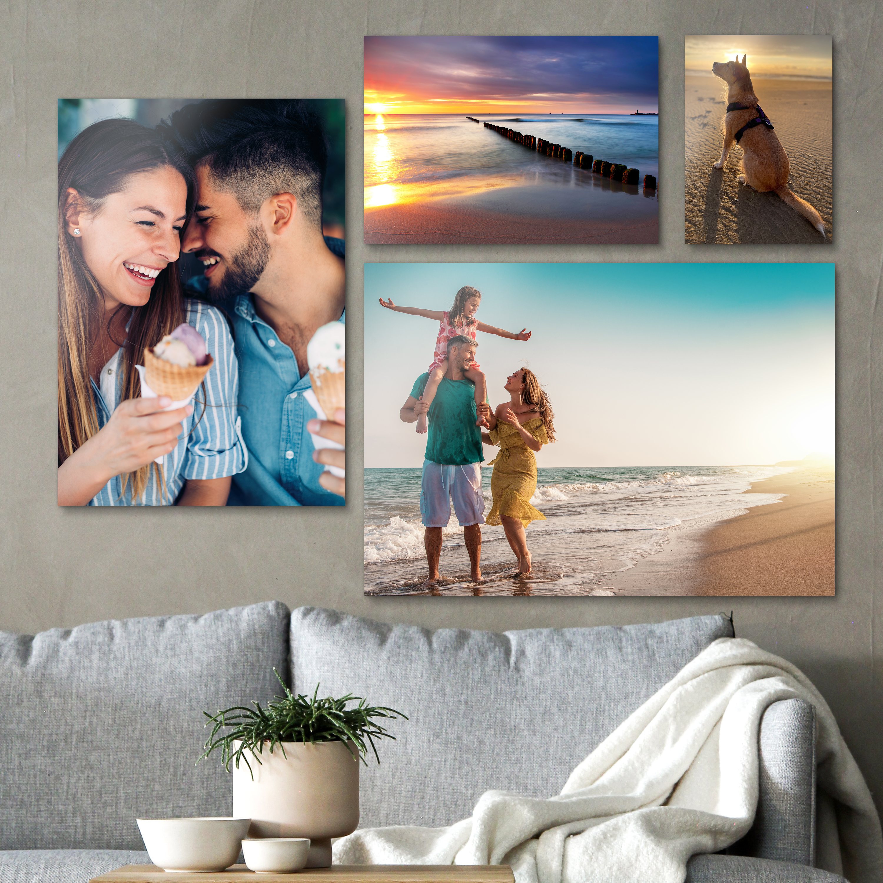 Foto auf Alu-Dibond Alu-Dibond Weiß 3 mm 14,85 x 10,5 cm (DIN A6) 6