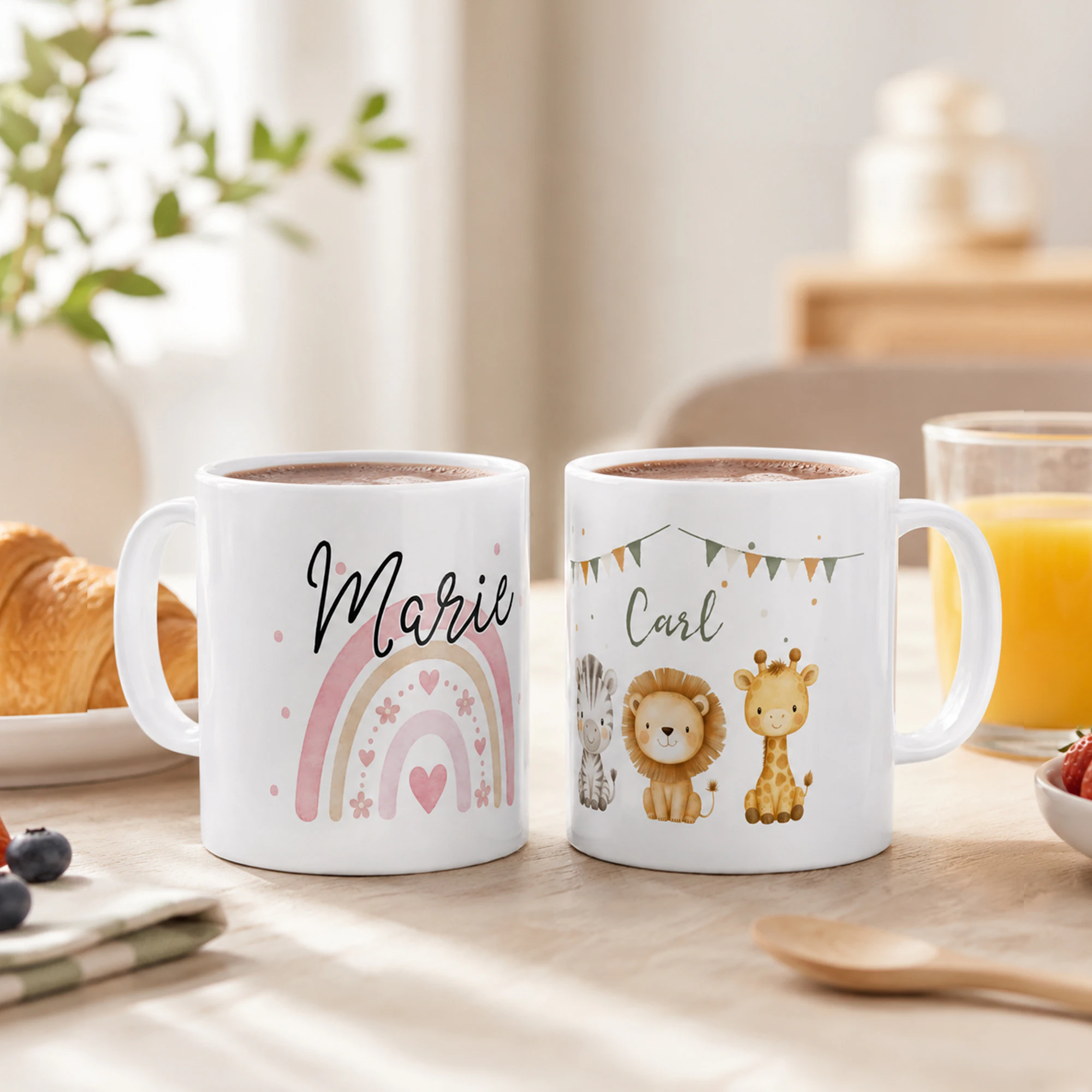Kindertasse Standard Weiß 3