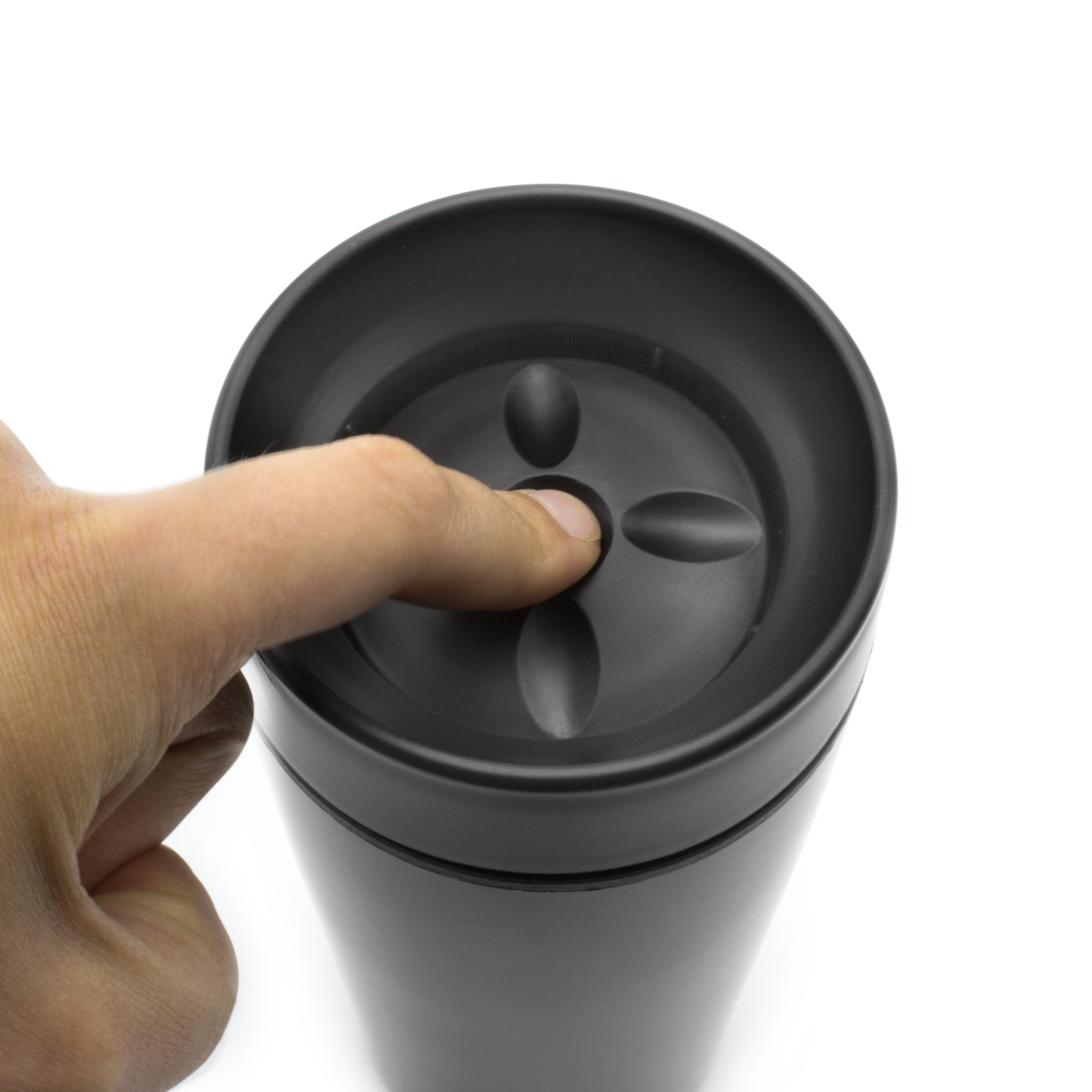 Thermobecher Gravur 0,43 Liter Schwarz 3