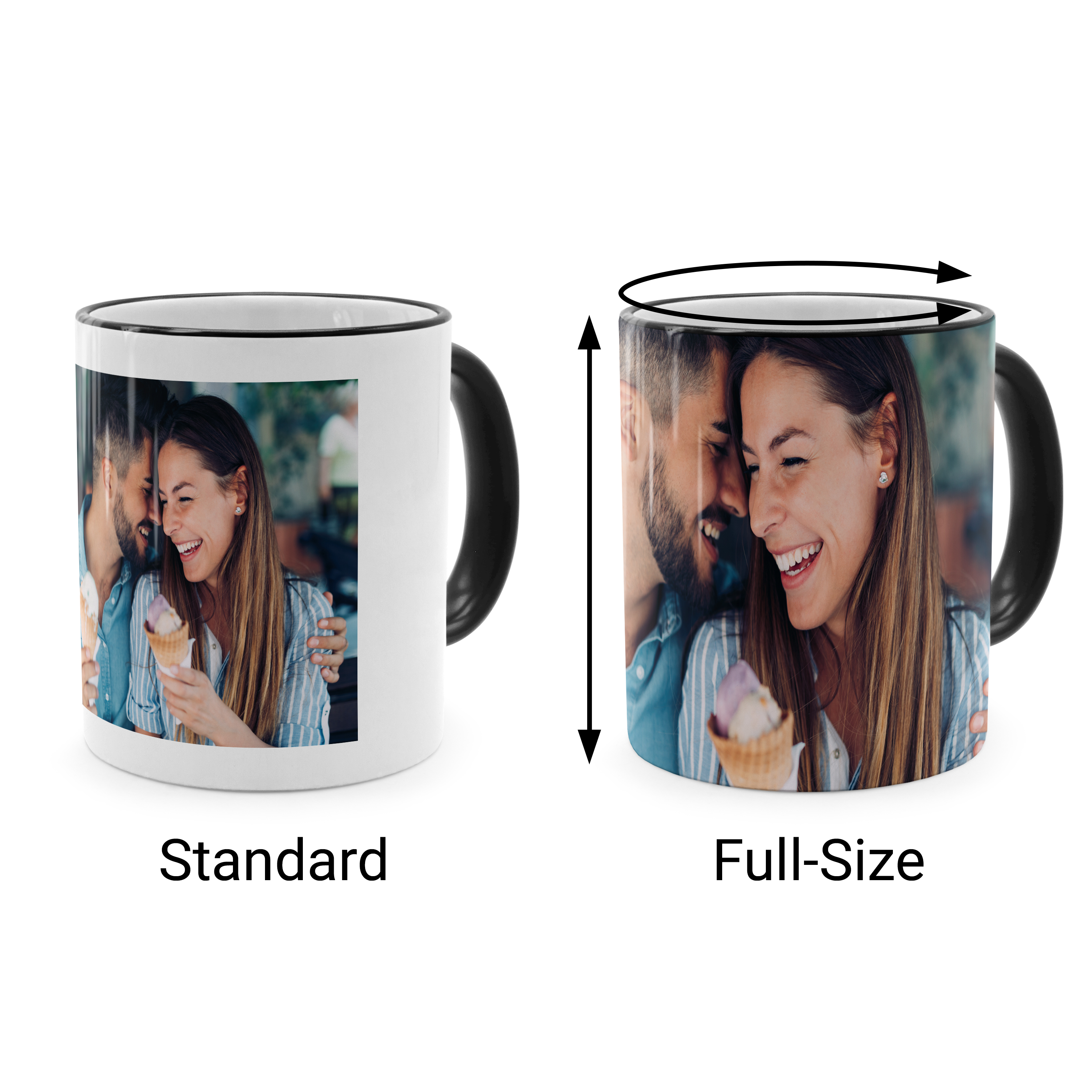 Kaffeebecher Full-Size Schwarz 2