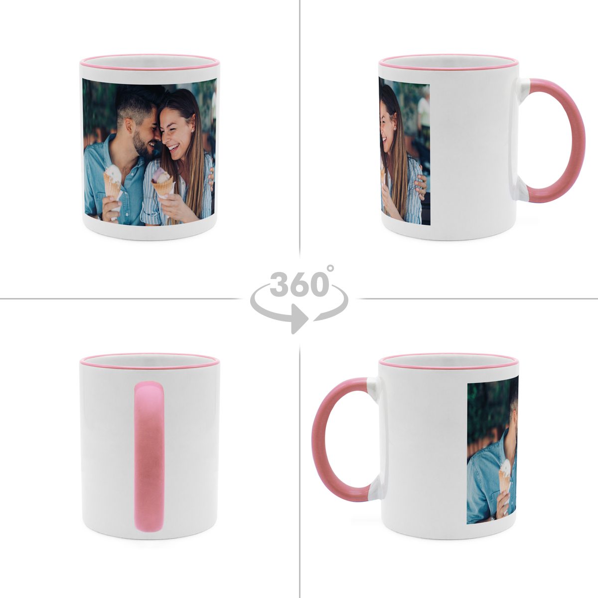 Kaffeebecher Standard Rosa 2