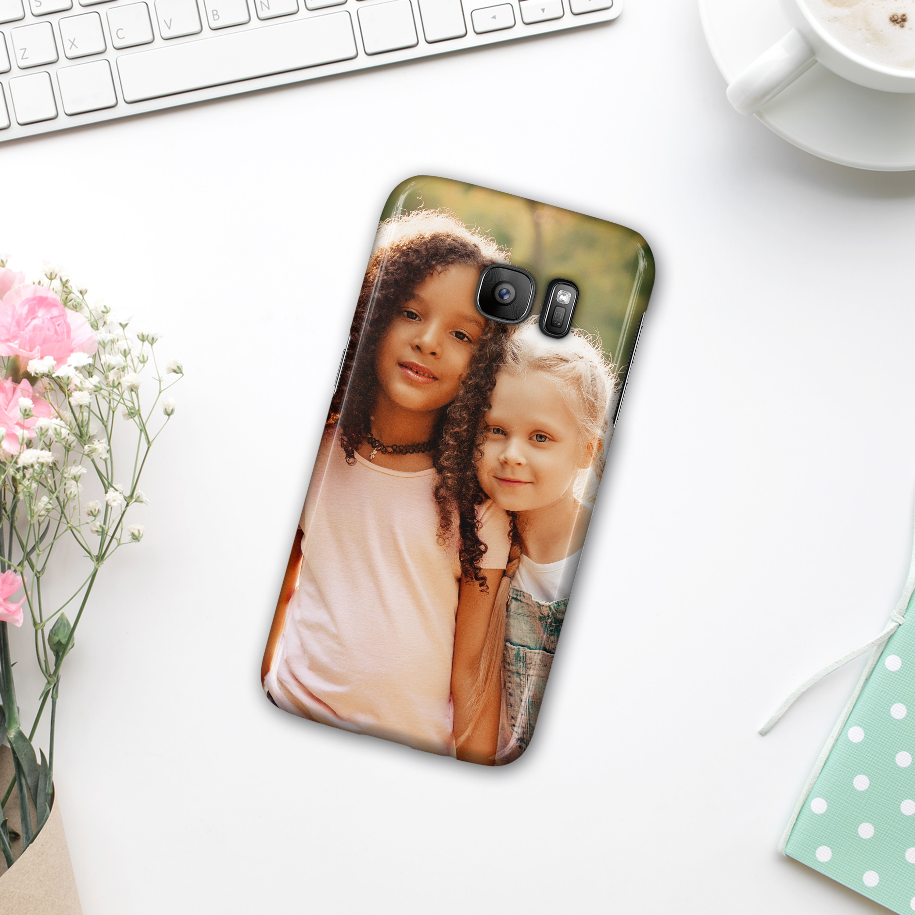 Galaxy S7 Premium Hardcase weiß 3