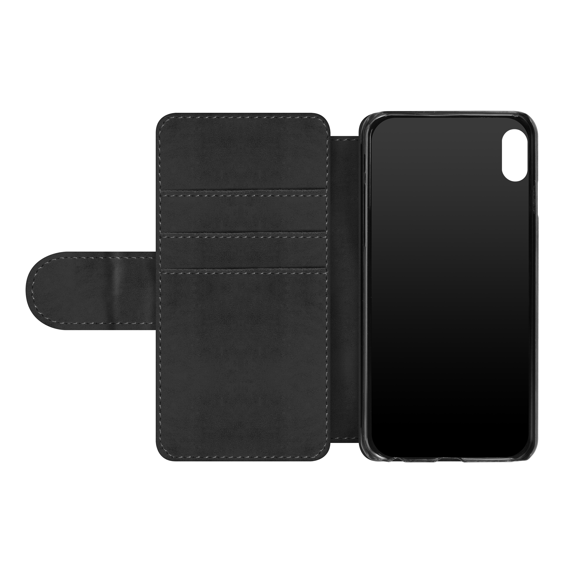 iPhone XR Flipcase schwarz 3