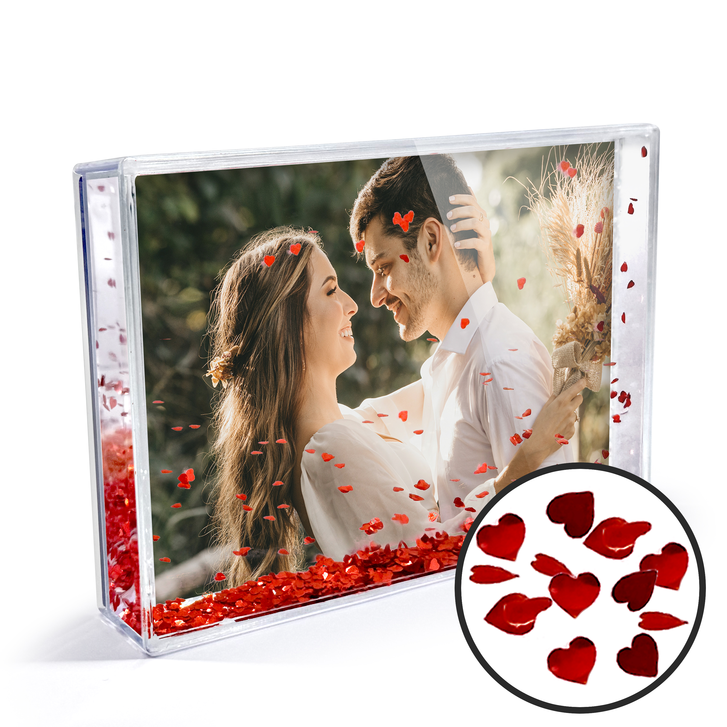 Schüttelrahmen Herzen 1