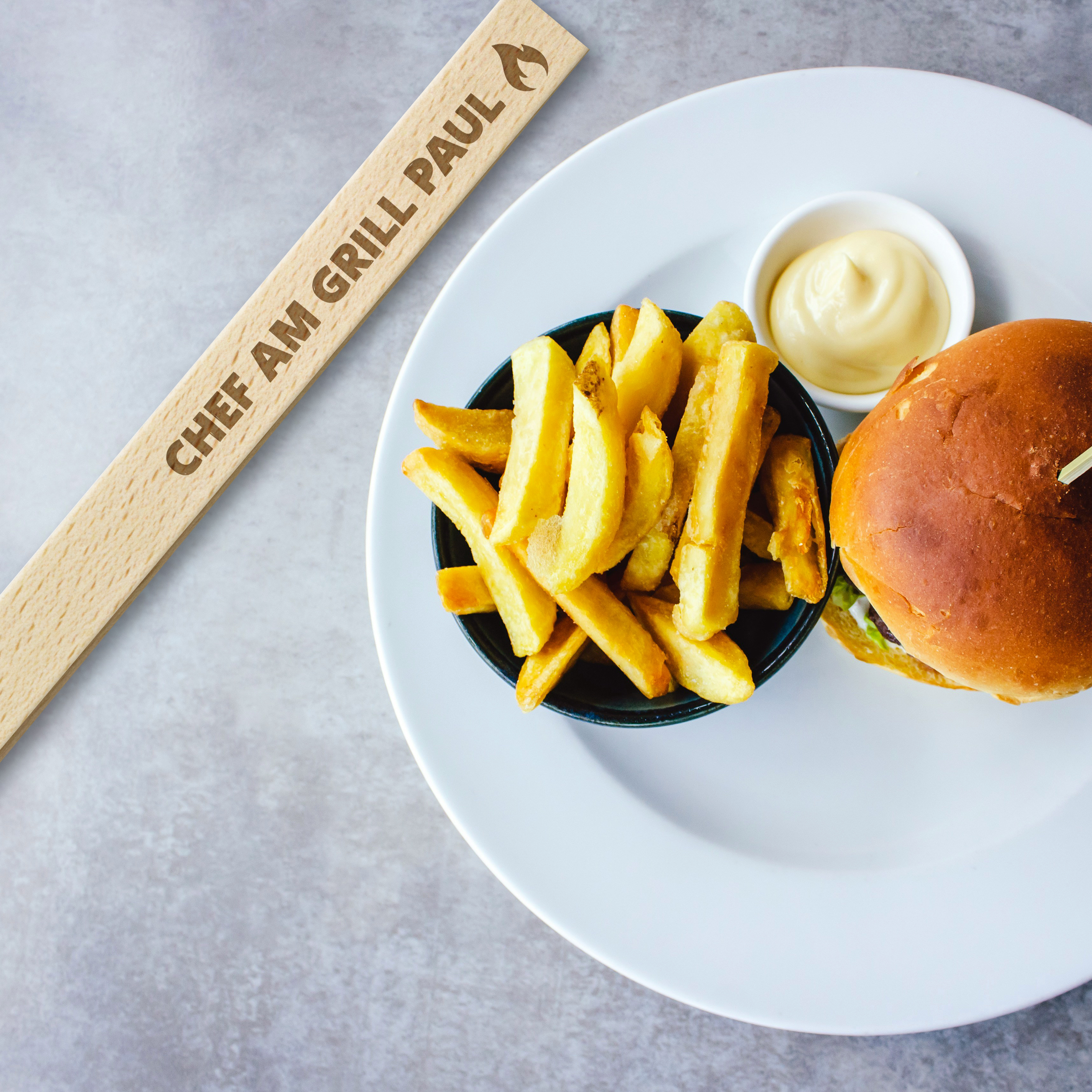 Holz-Grillzange - Standard 6