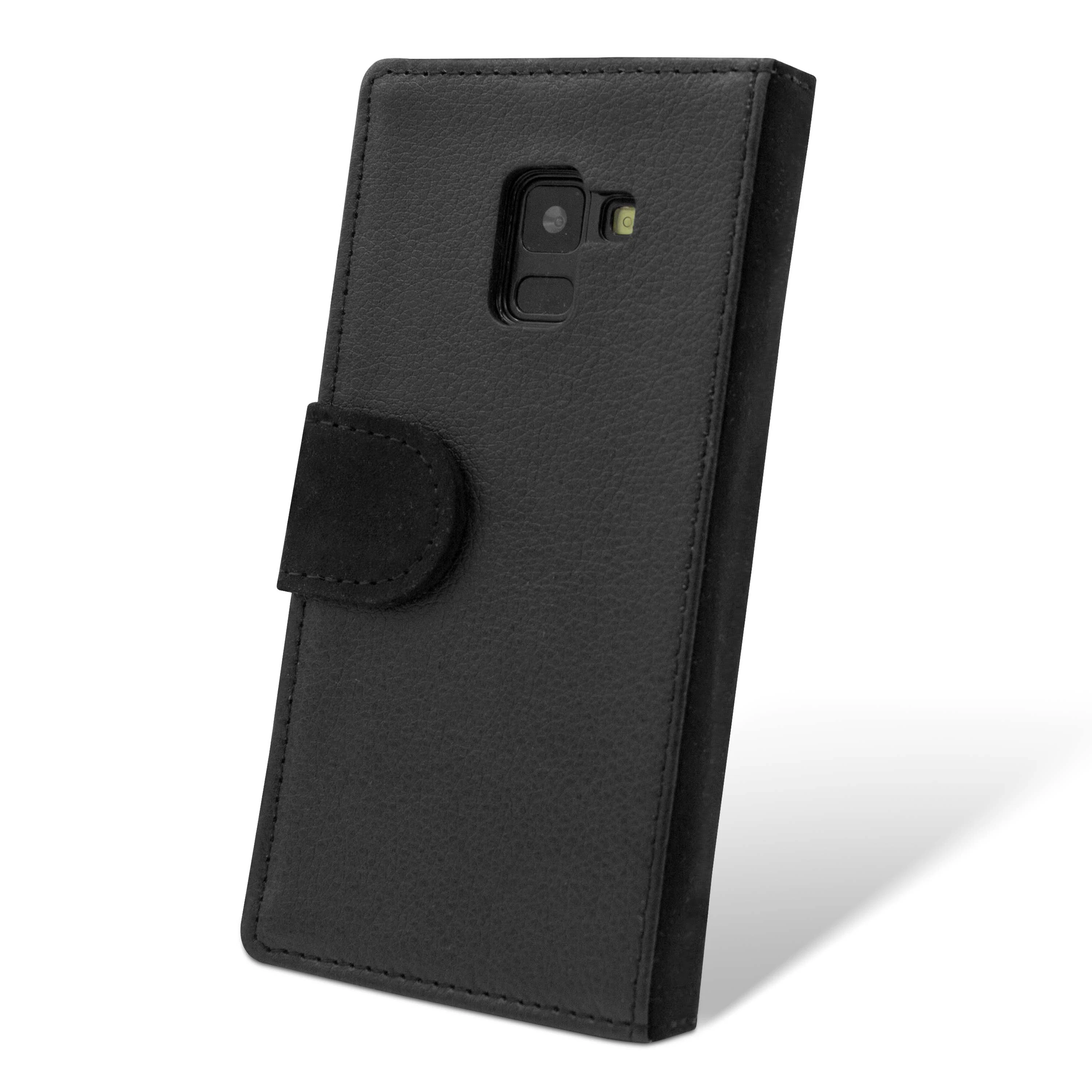 Galaxy A8 (2018) Flipcase schwarz 3