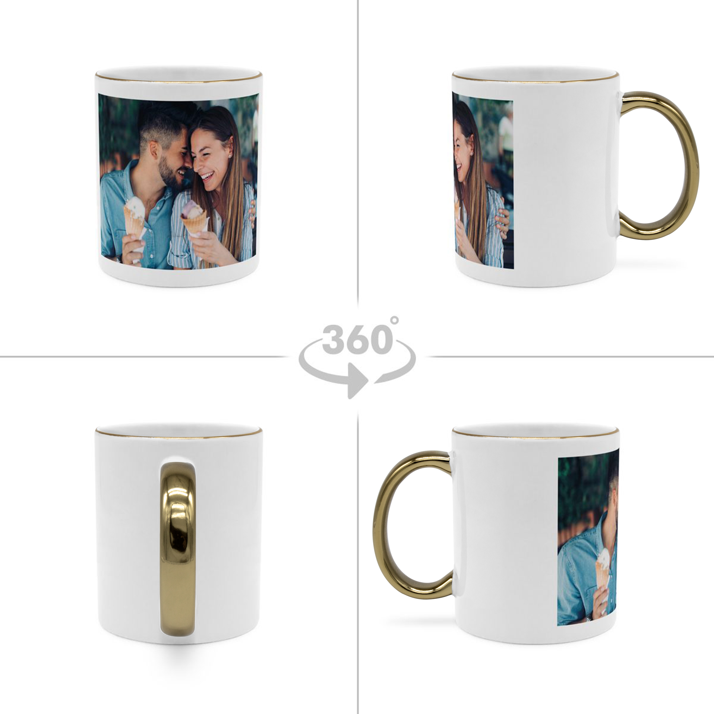 Kaffeebecher Standard Gold glänzend 2