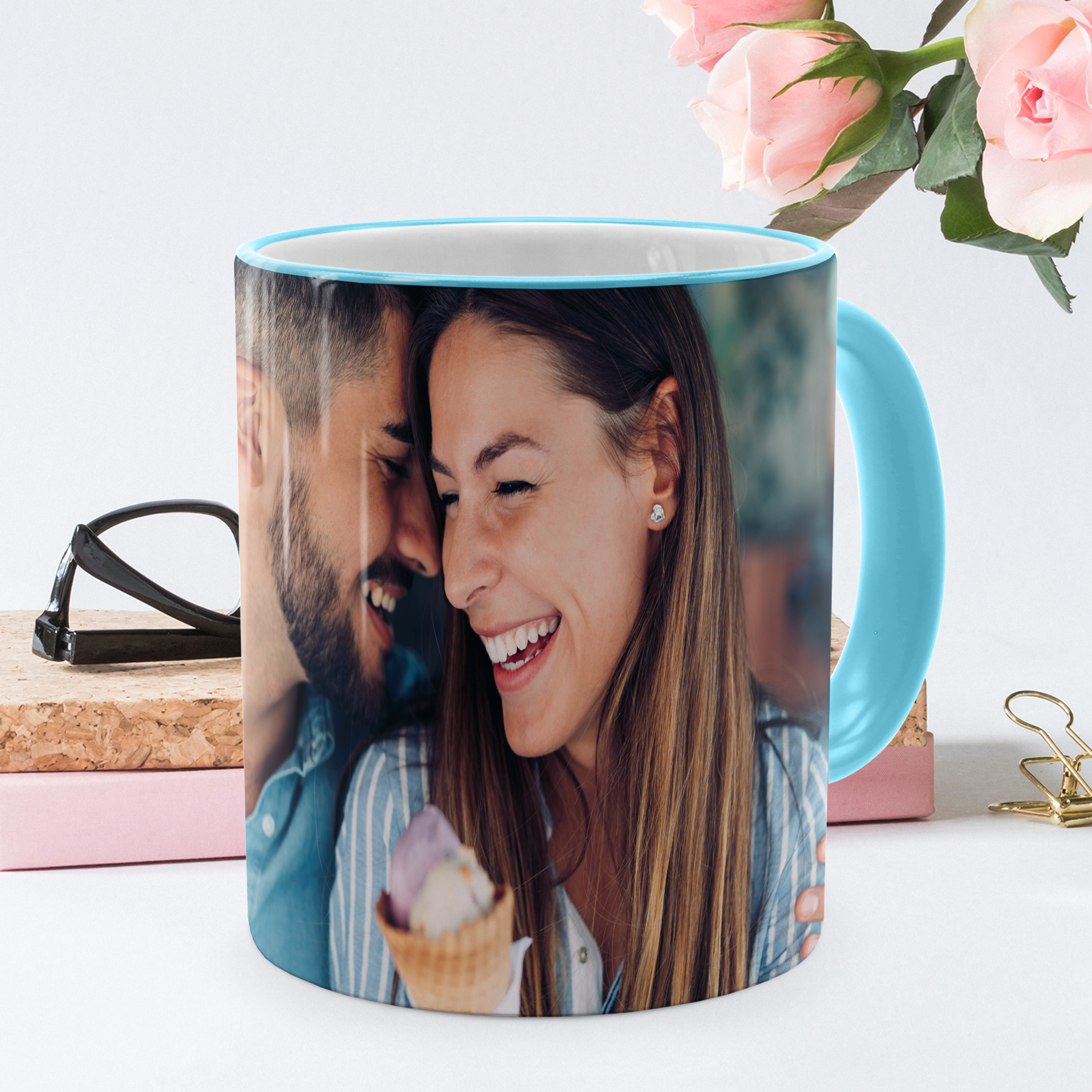 Kaffeebecher Full-Size Hellblau 5