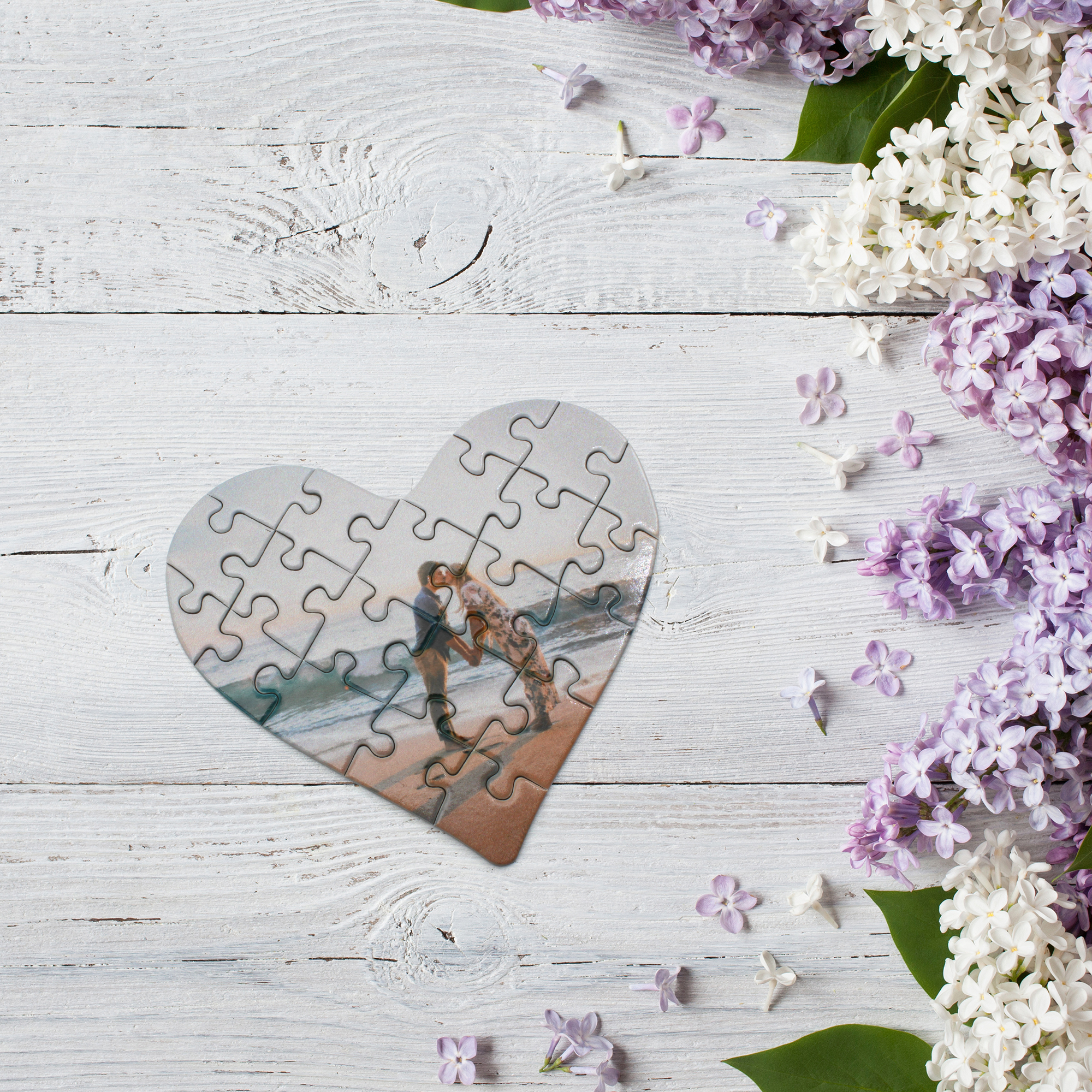 Herzpuzzle S - 10,4 x 9,3 cm (21 Teile) 6