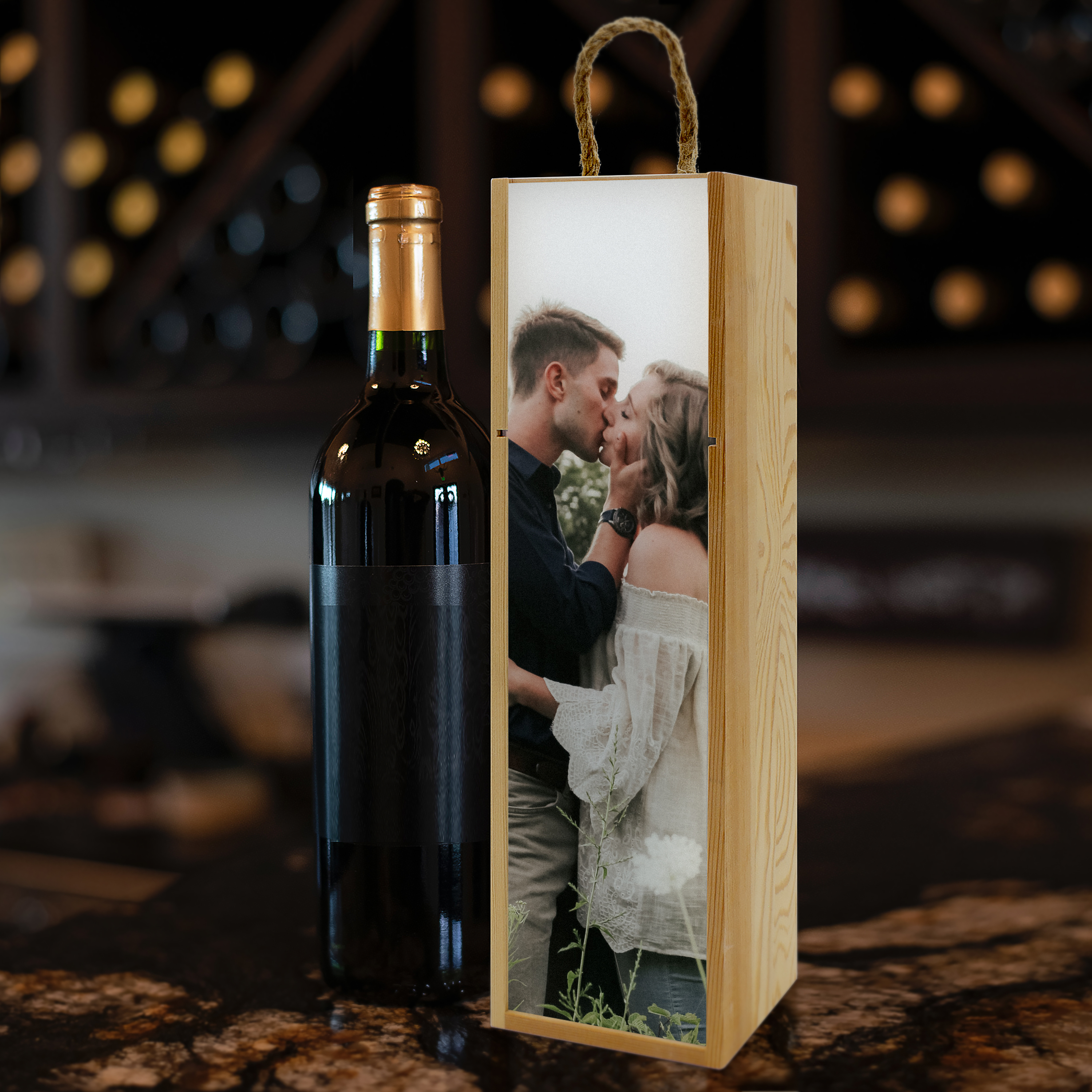 Holz-Weinkiste - Standard 6