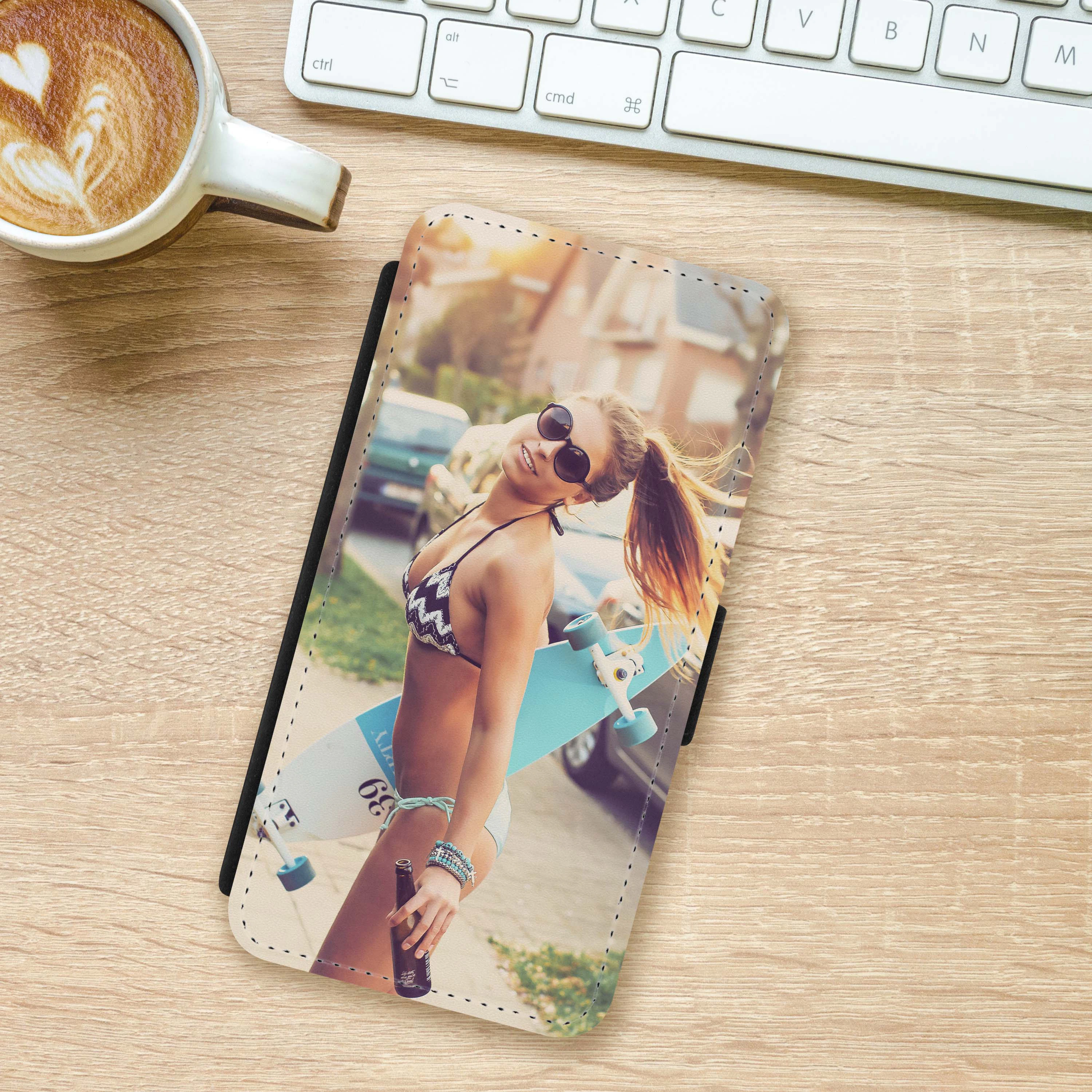 Galaxy A8 (2018) Flipcase schwarz 5