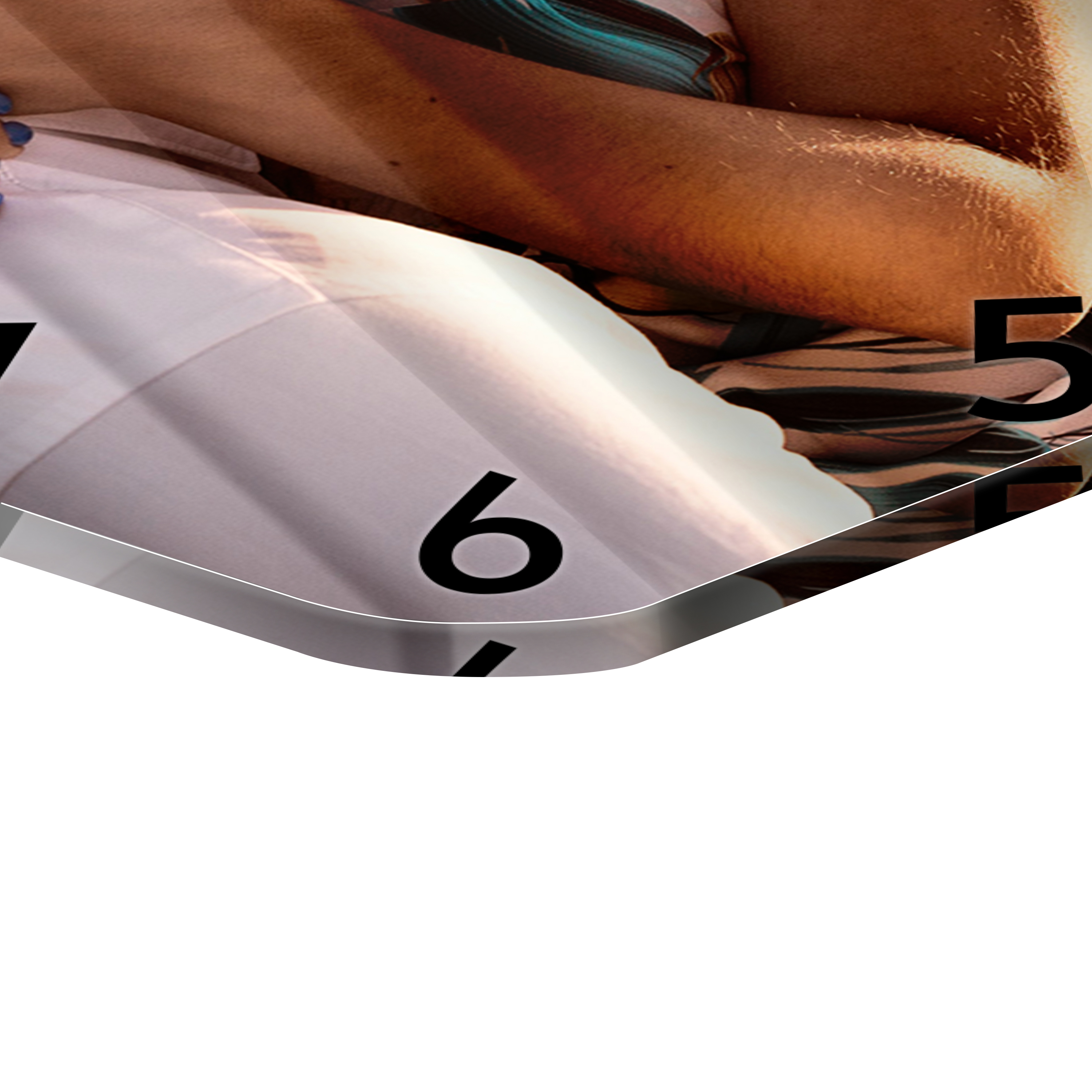 Herzuhr Standard (33,1 x 26,8 cm) Acrylglas 4