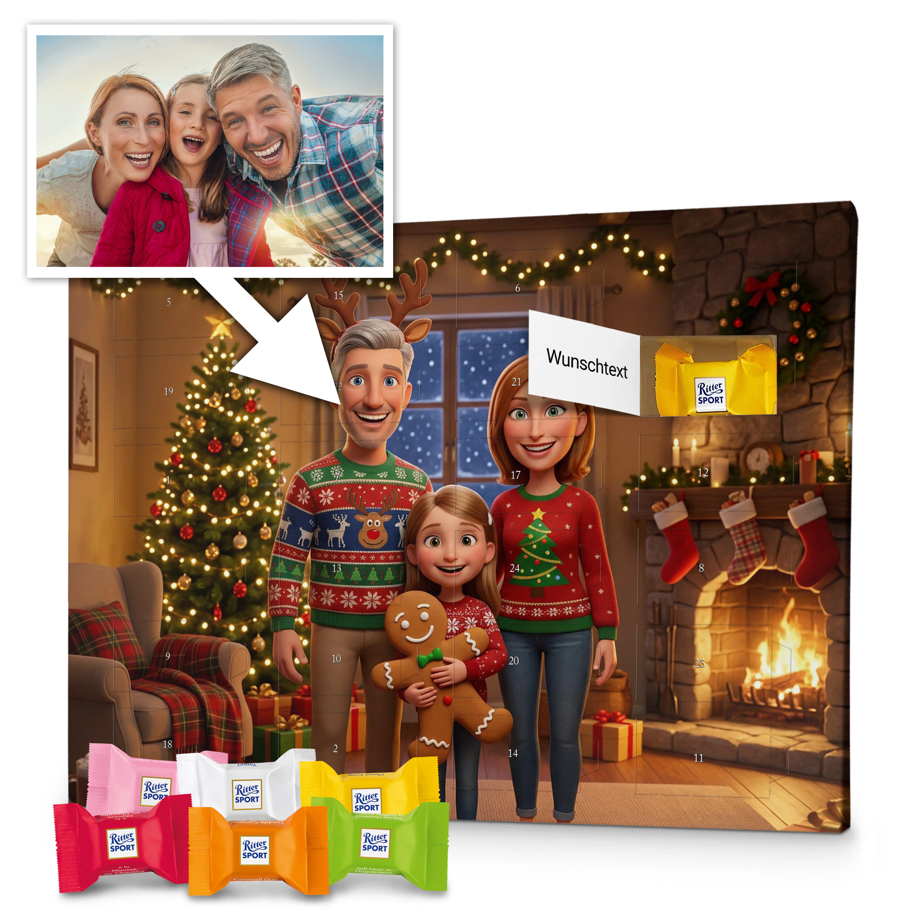 MagicFoto Adventskalender Ritter Sport 1