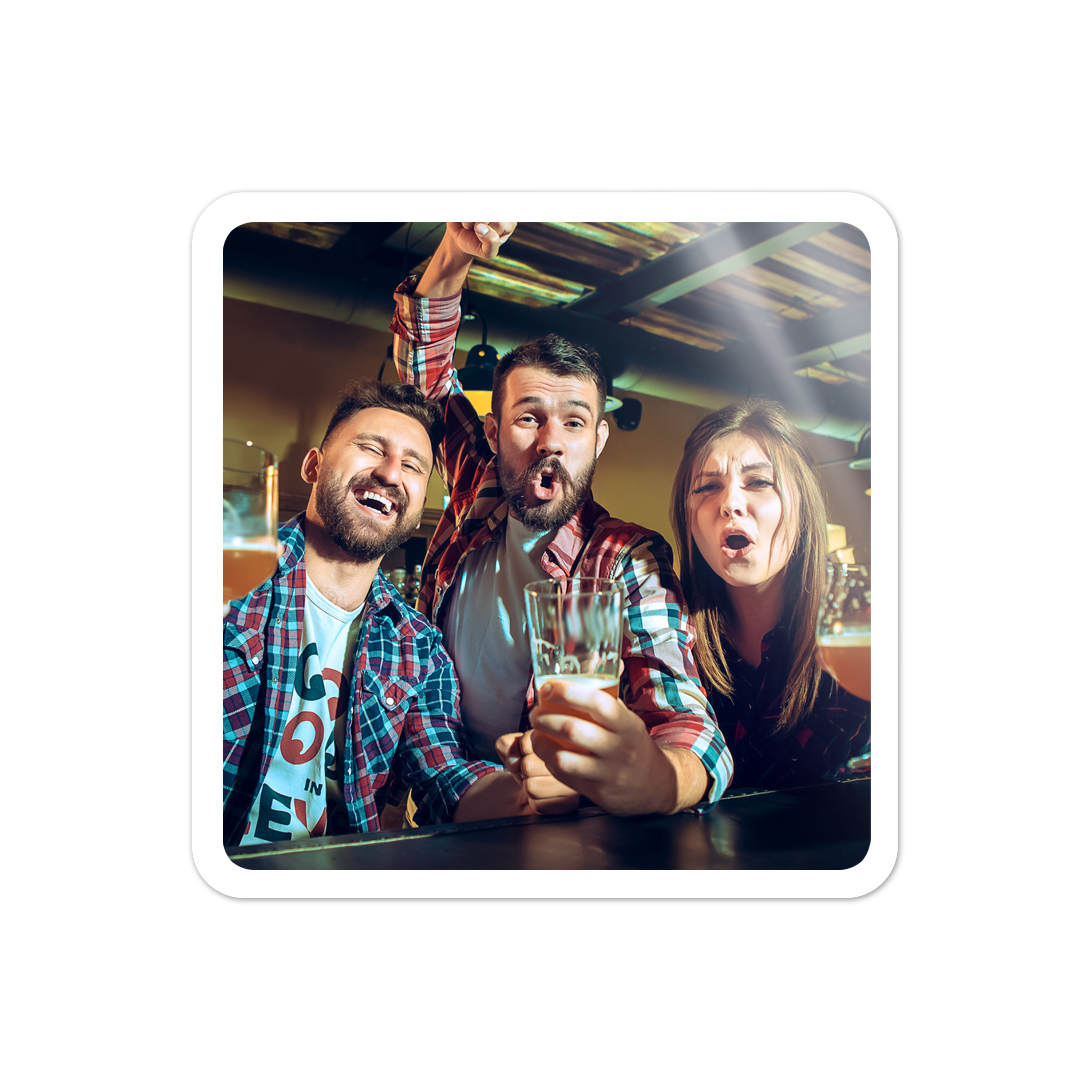 Untersetzer Quadrat Acrylglas 2