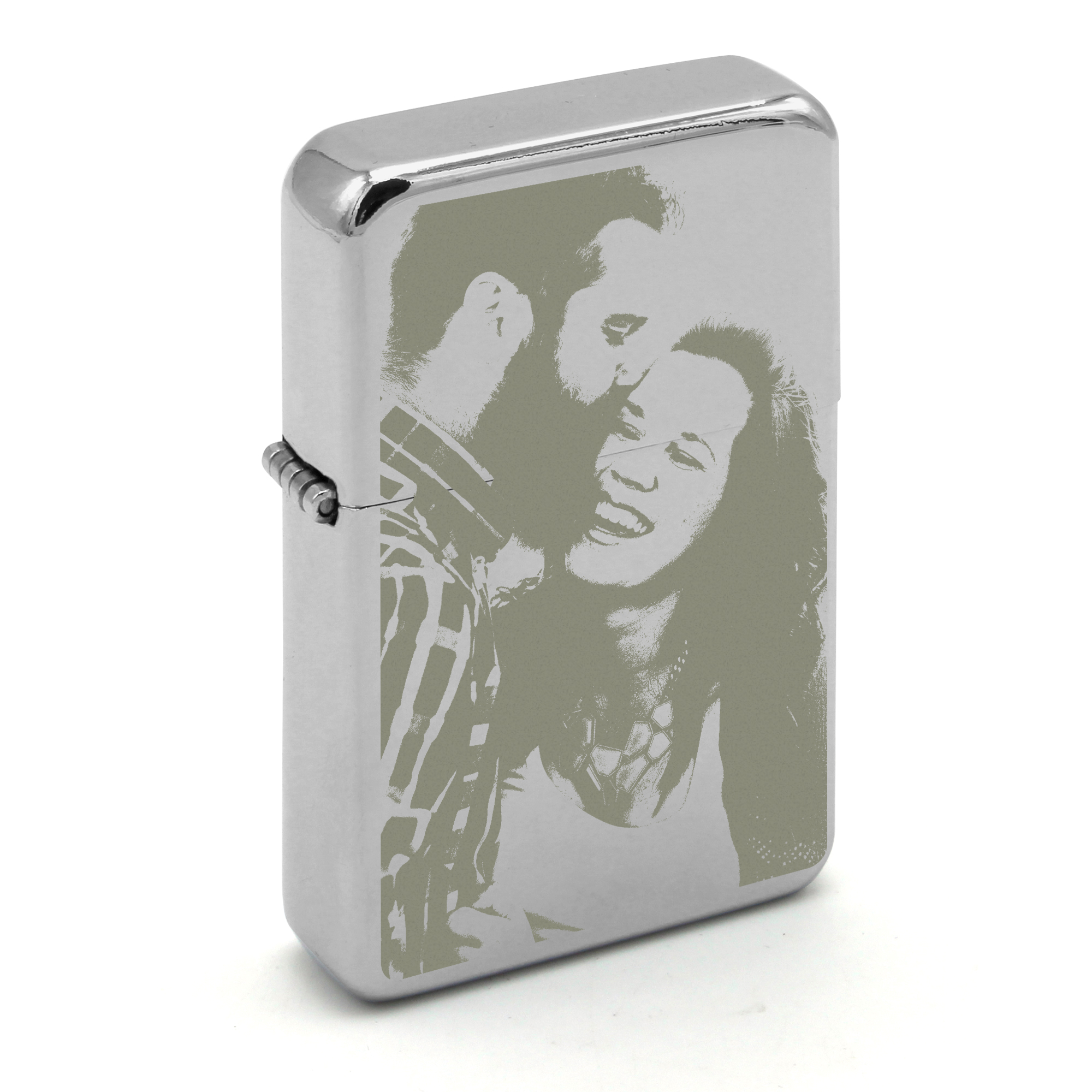 Sturmfeuerzeug-Set "Gravur" einseitig 1