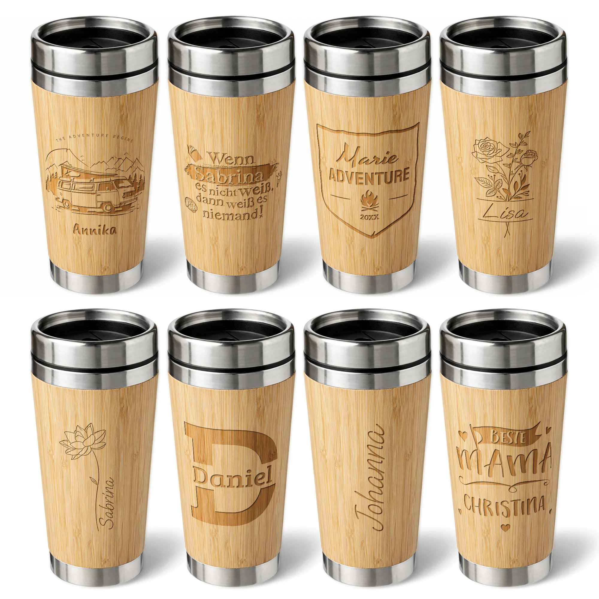 Thermobecher "Bambus to Go" - Standard 5