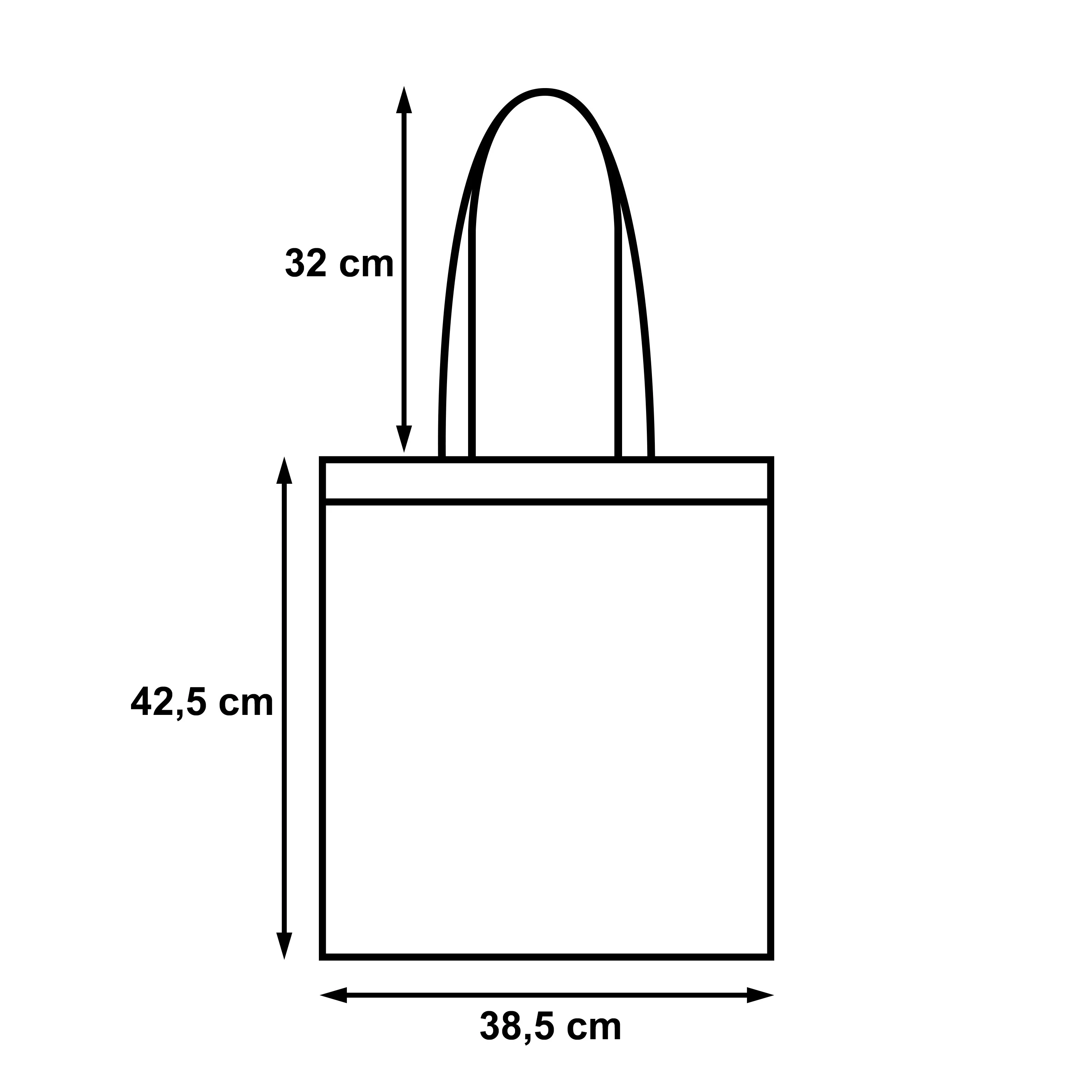 Bio Stoffbeutel Weiß 9