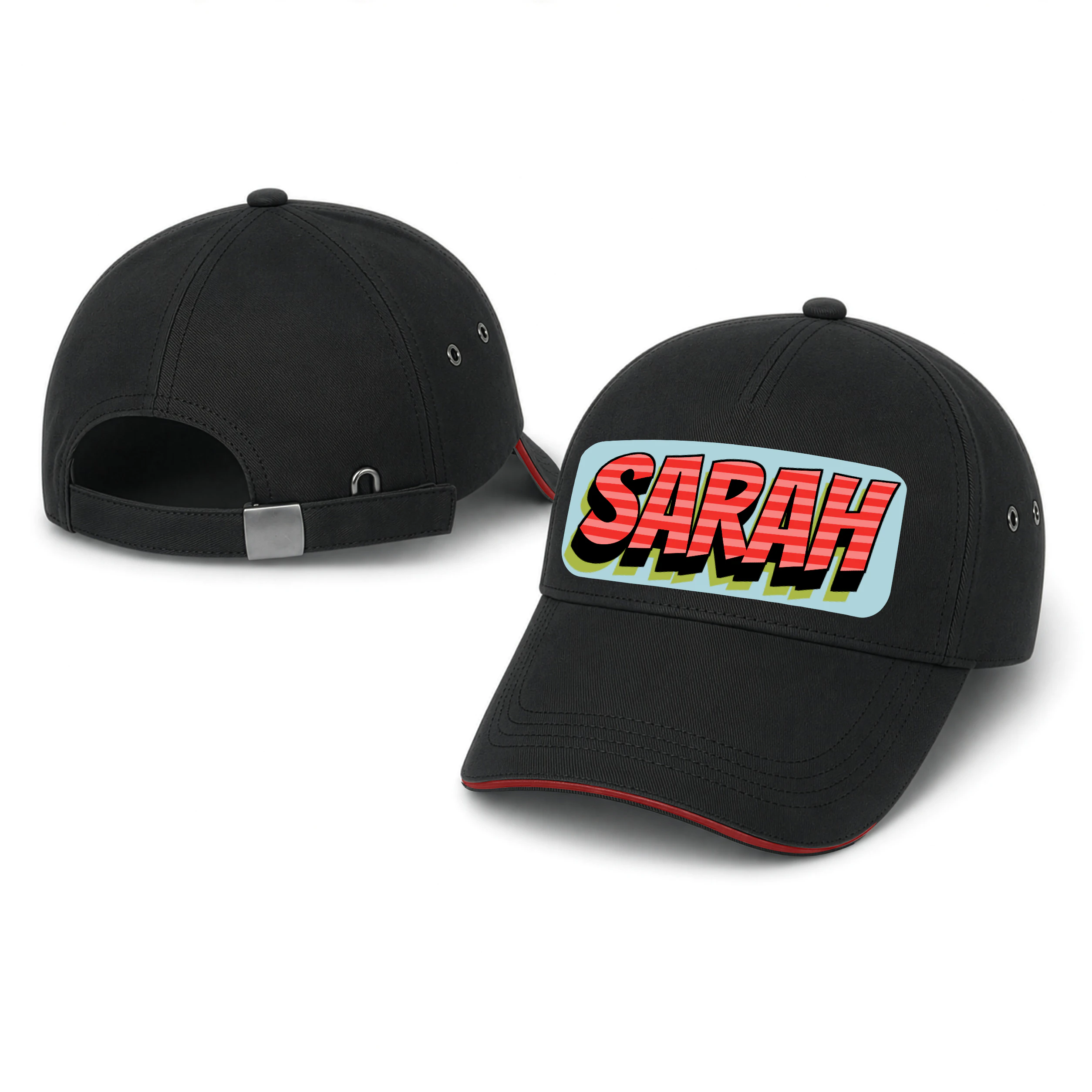 Basecap Schwarz / Rot 3