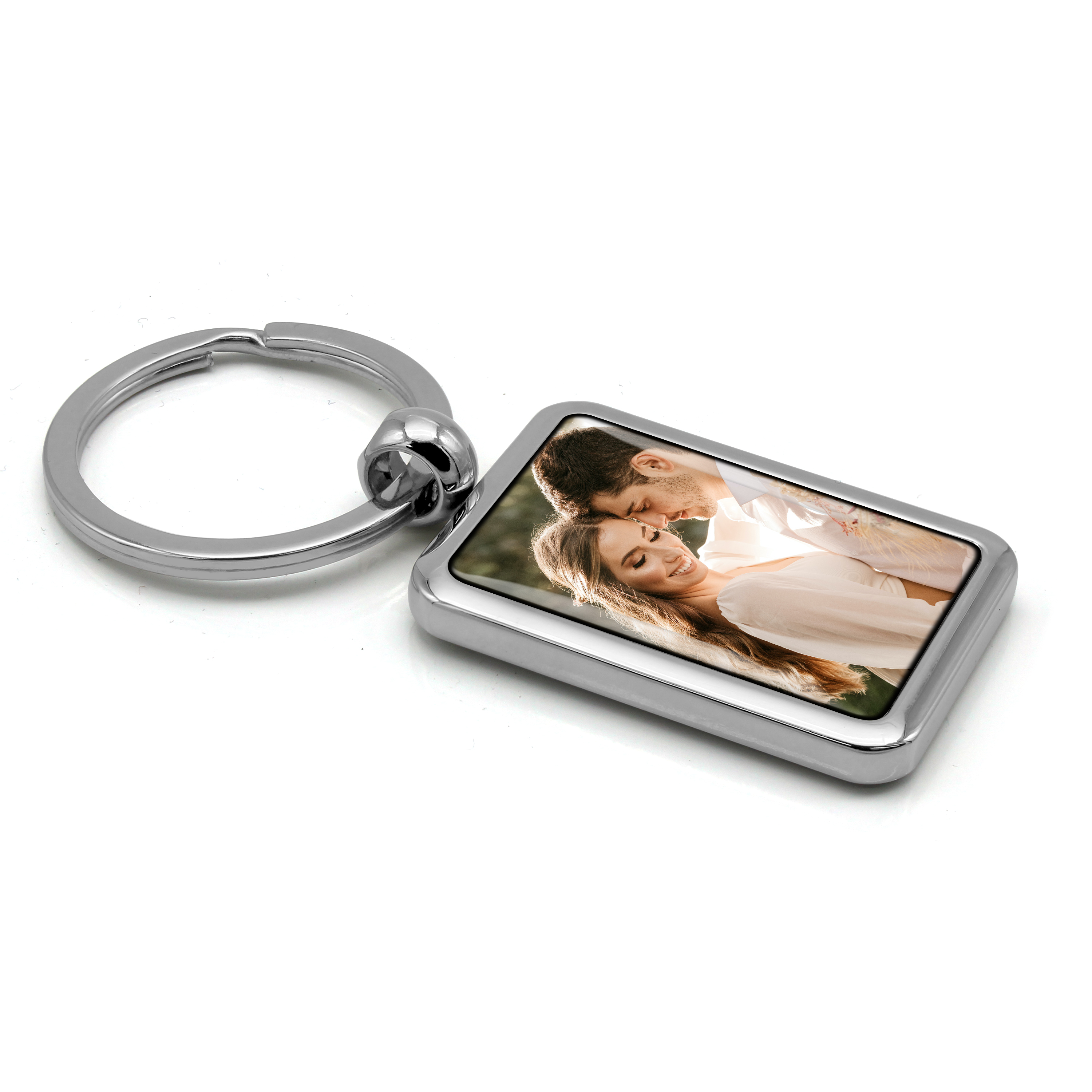 Schlüsselanhänger "Rechteck" Doming 3