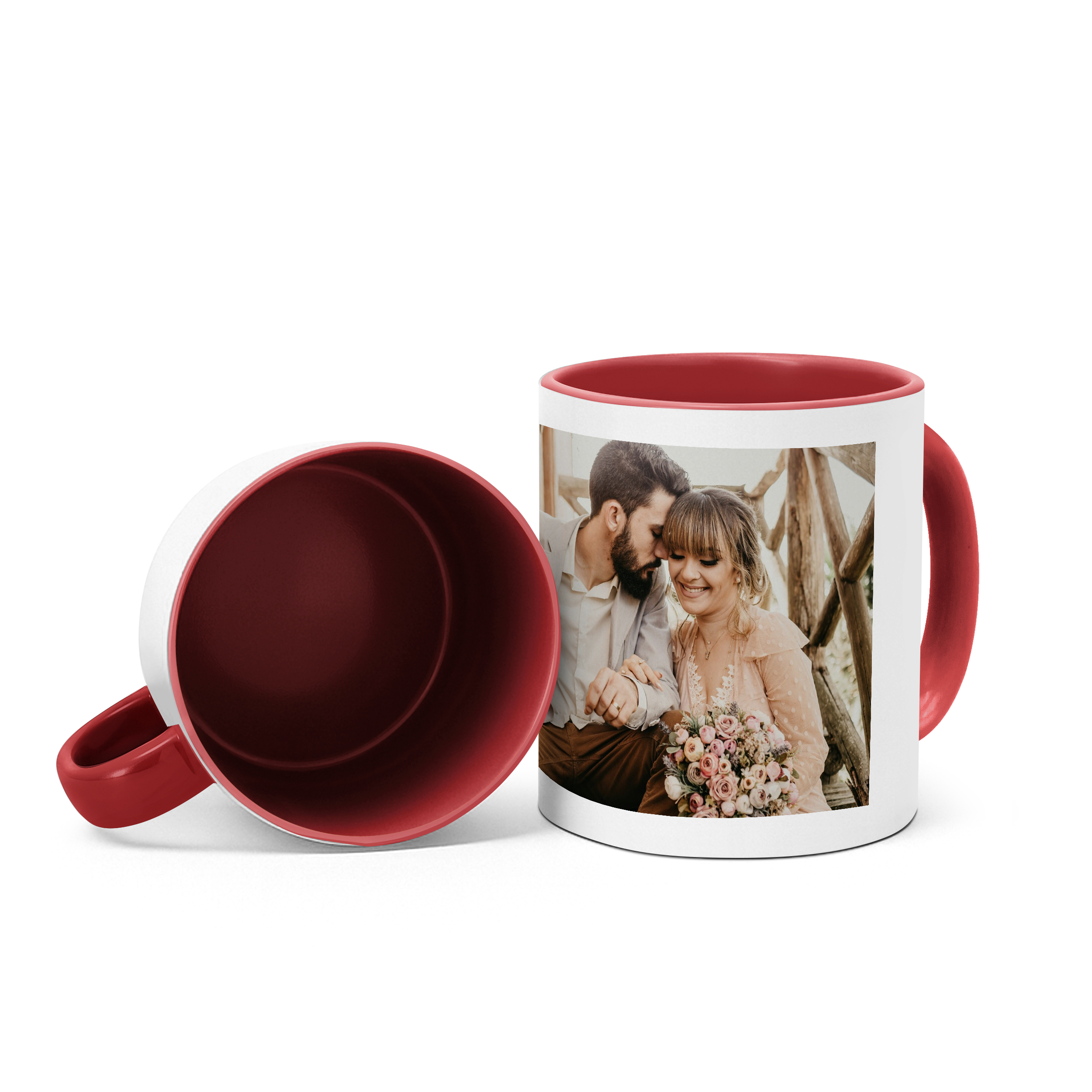 Zweifarbtasse Standard Rot 2