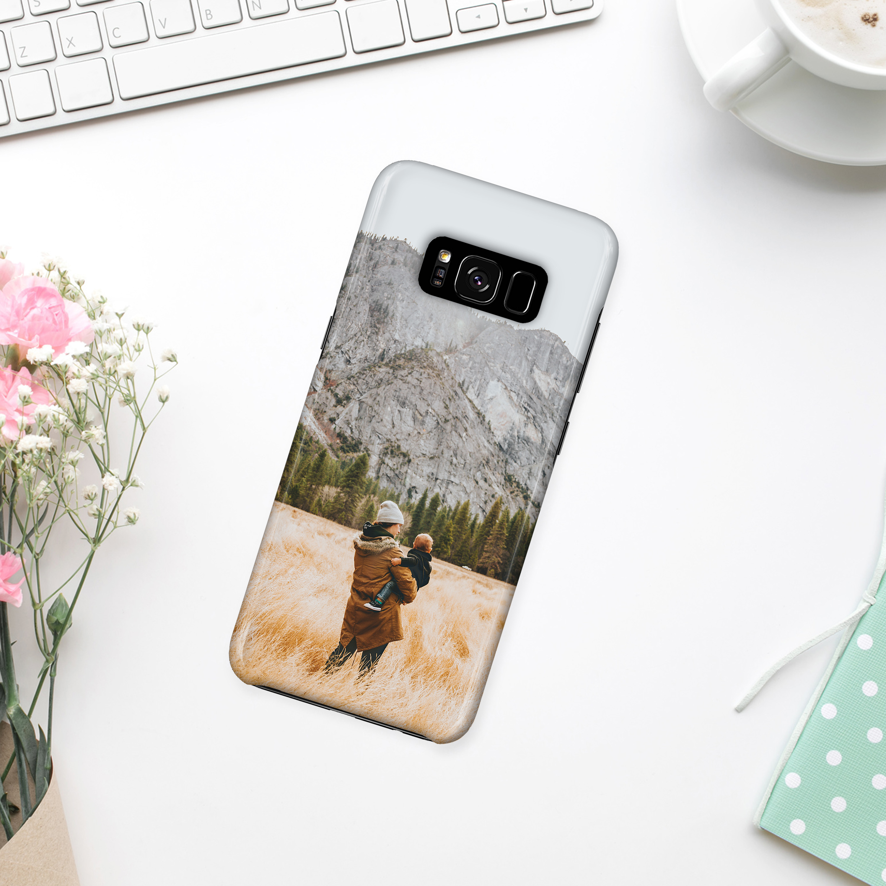 Galaxy S8 Premium Hardcase weiß 3