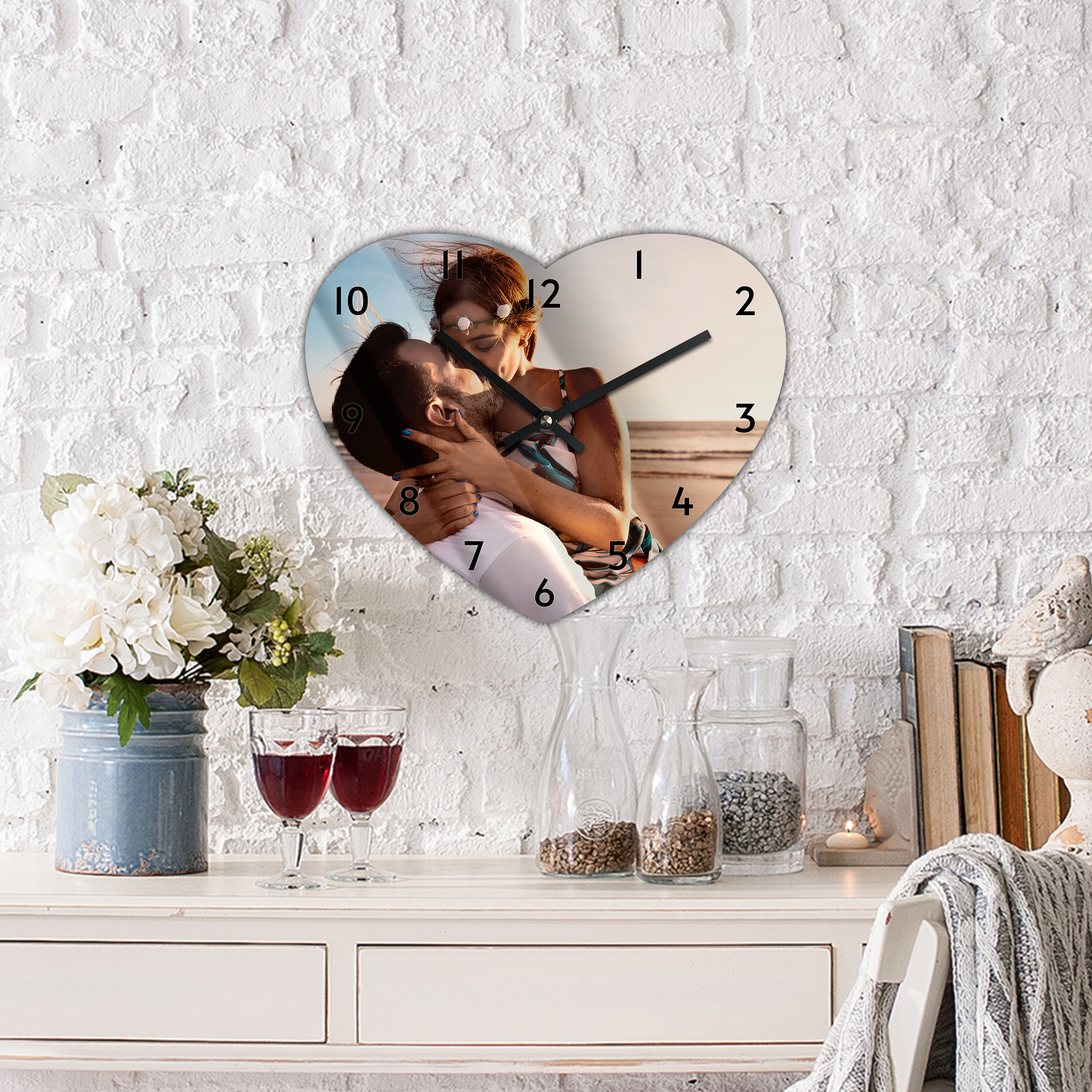 Herzuhr Standard (33,1 x 26,8 cm) Acrylglas 7