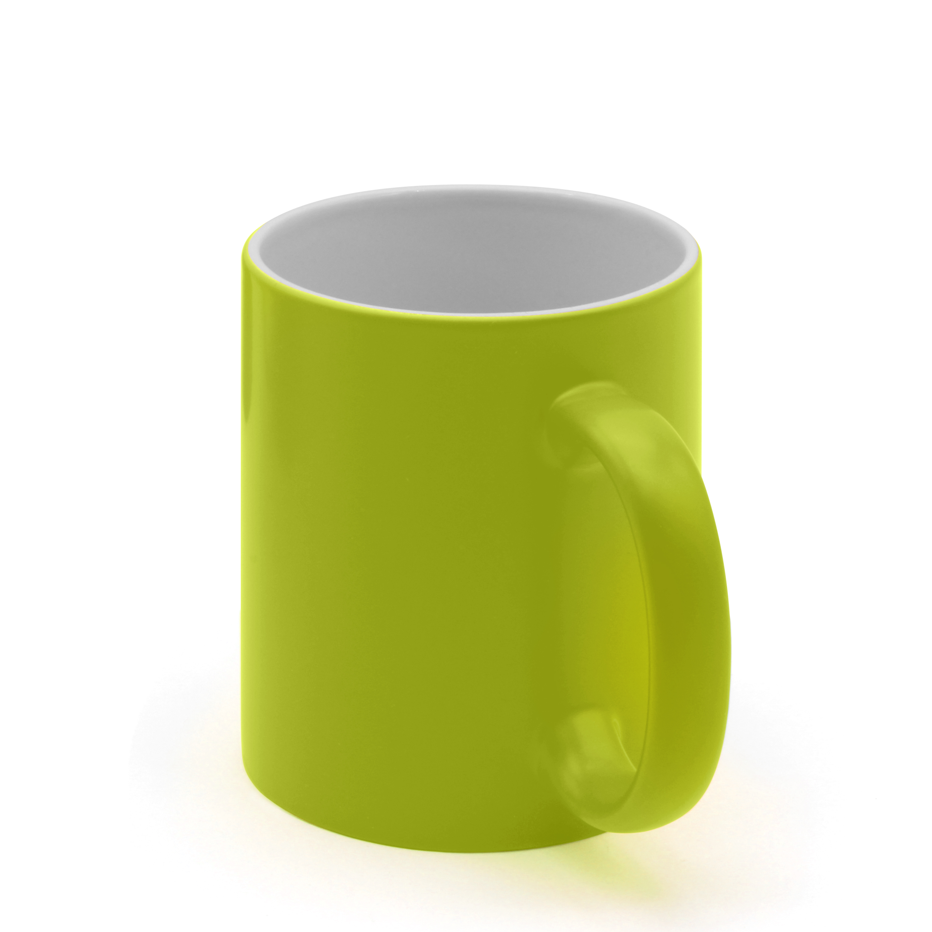 Neon-Tasse - Gravur Neon Gelb 3