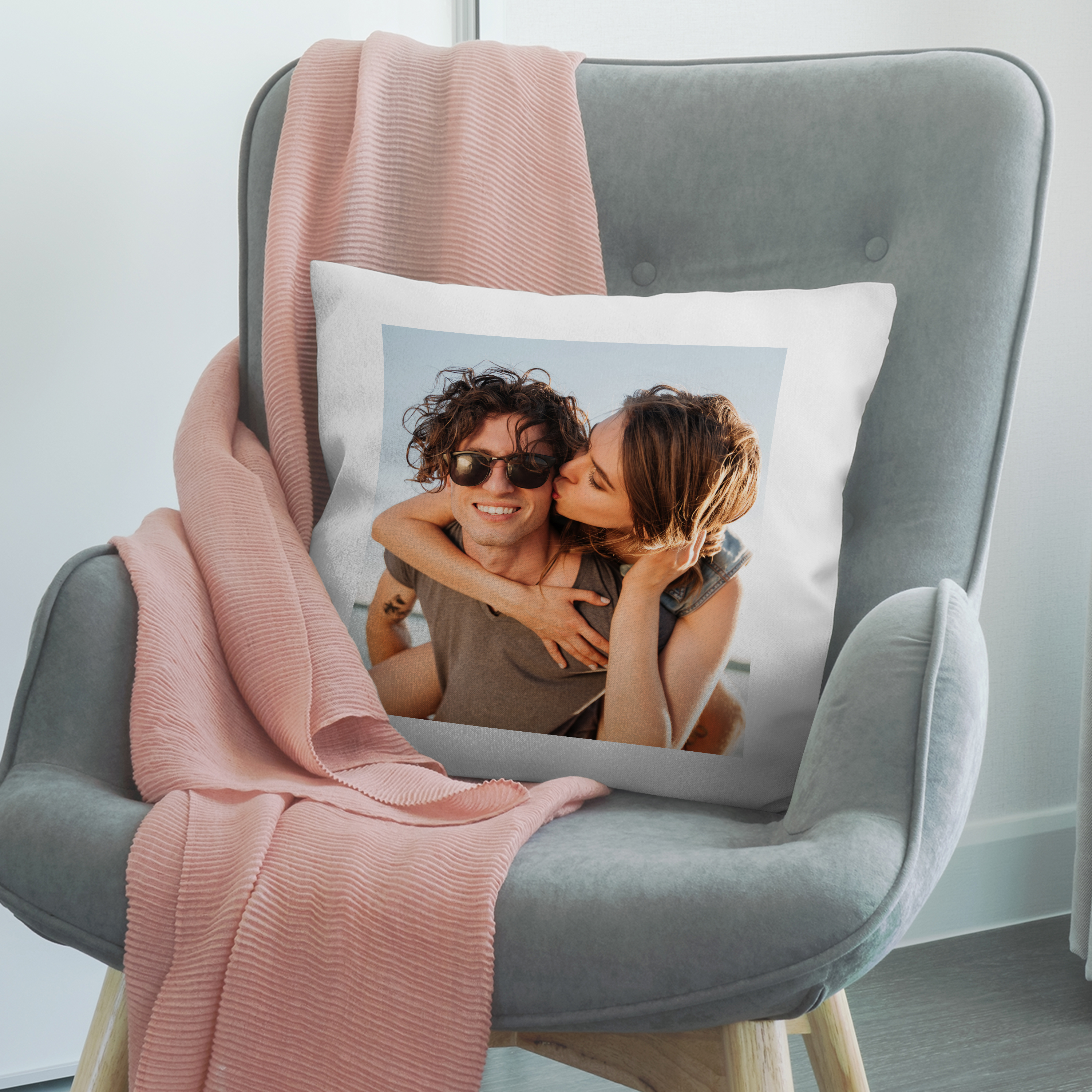 Fotokissen Naturweiß 4