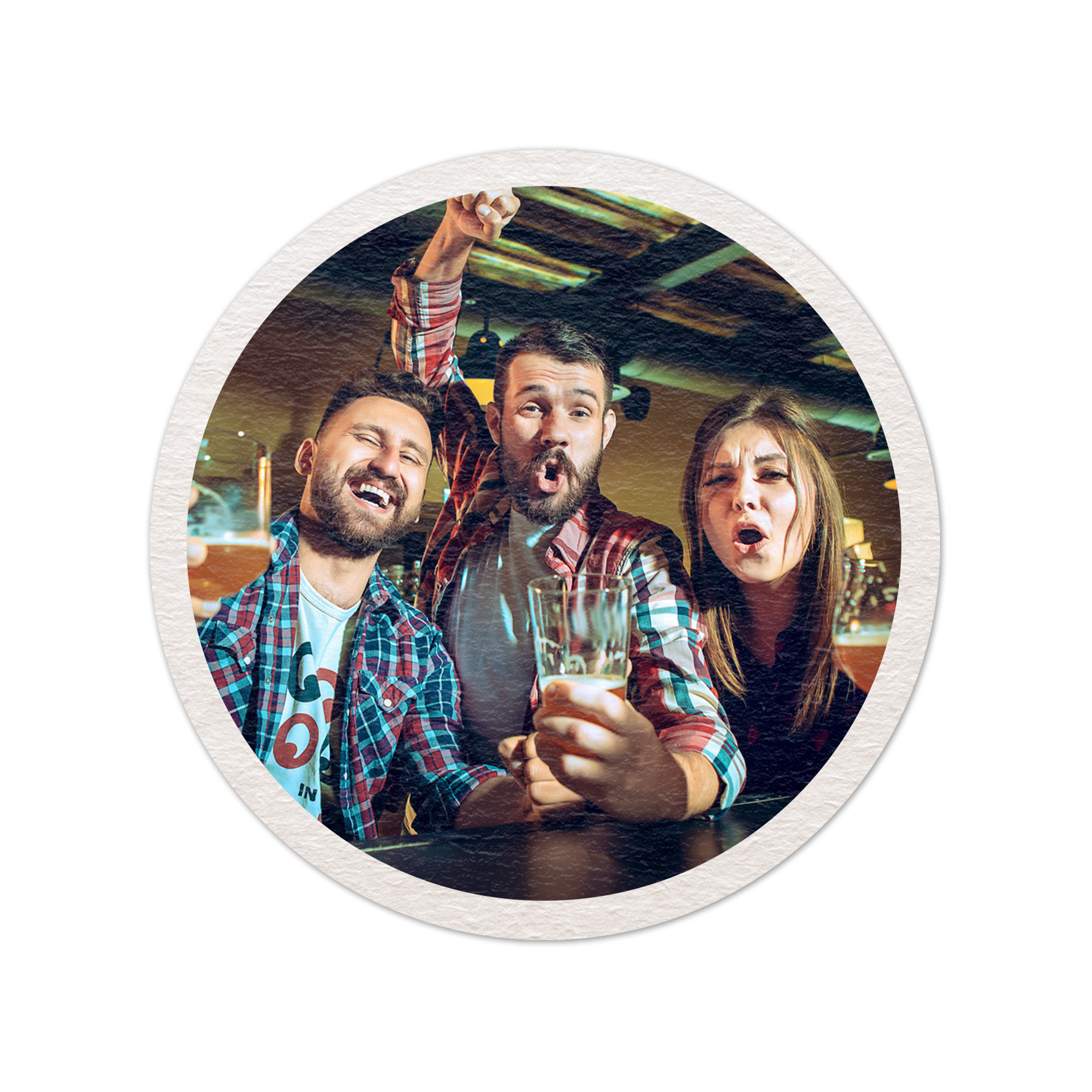 Bierdeckel Rund Karton 2