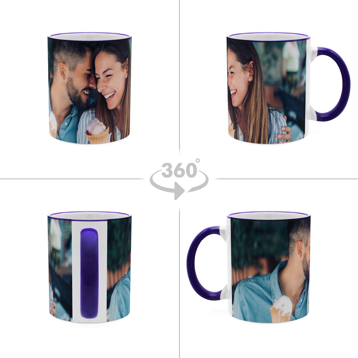 Kaffeebecher Full-Size Dunkelblau 3