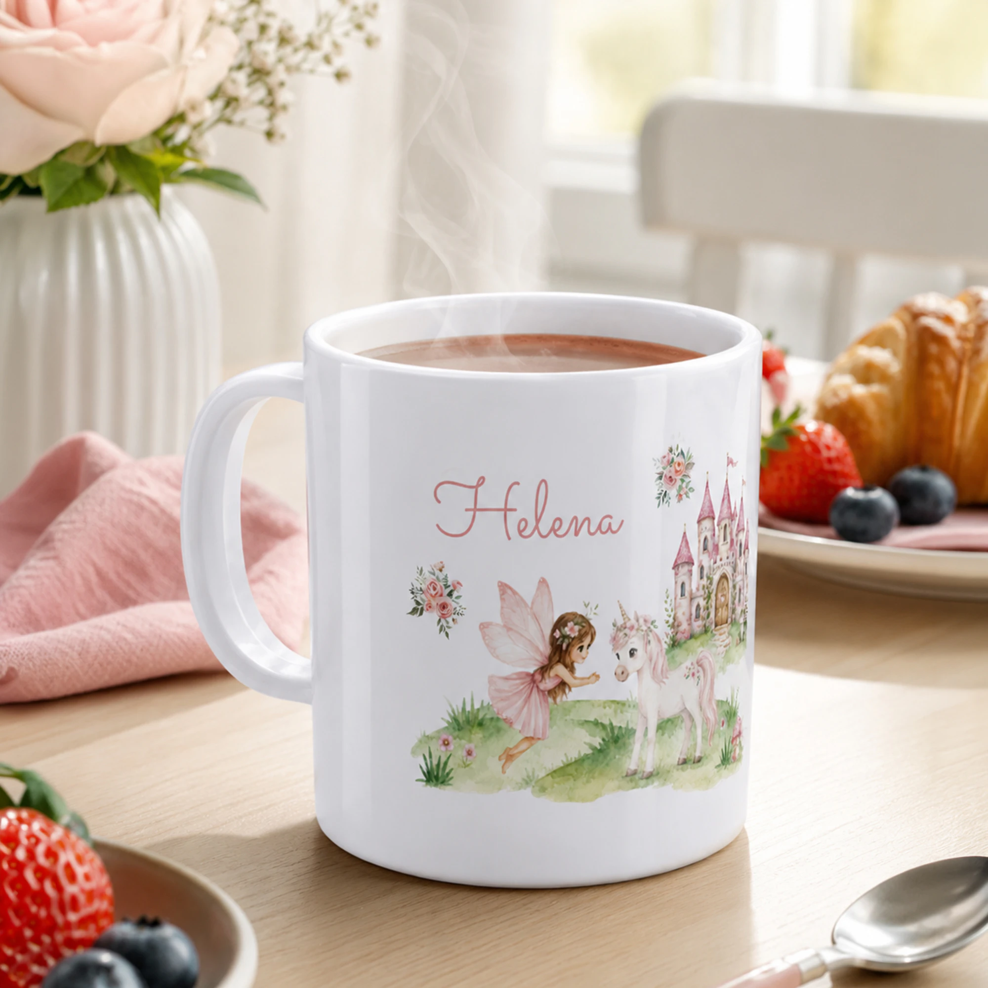 Kindertasse Standard Weiß 4