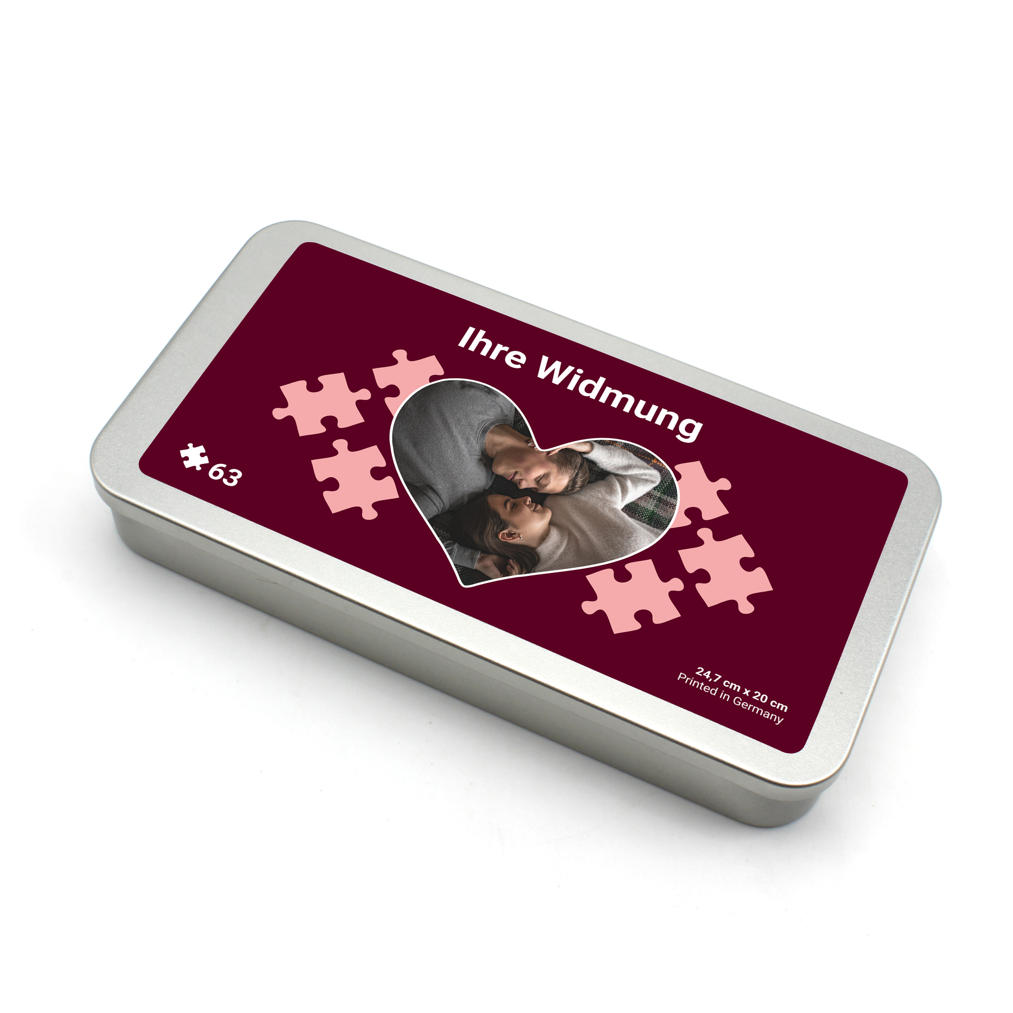 Herzpuzzle M - 24,7 x 20,0 cm (63 Teile) 5