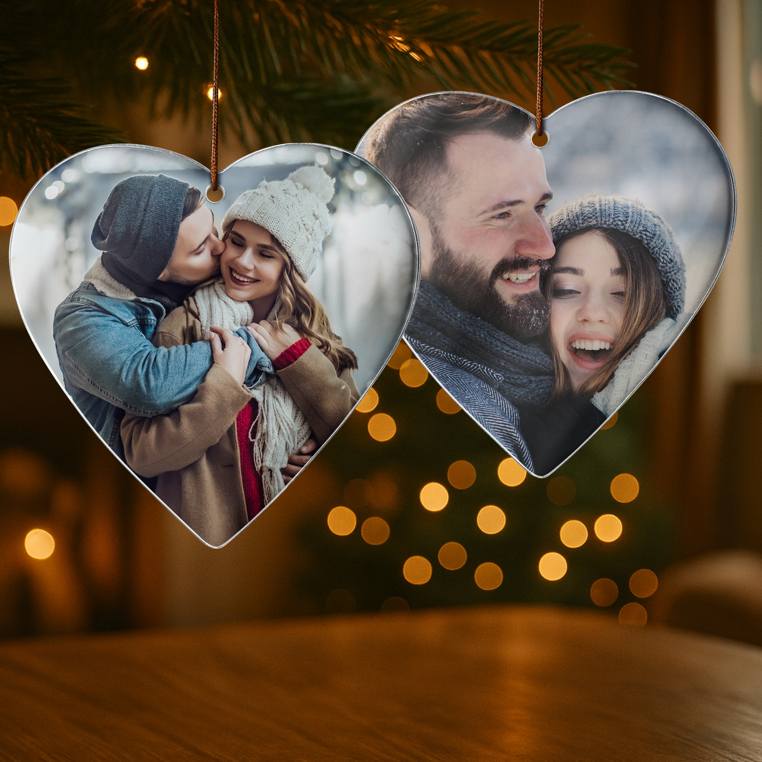 Weihnachtsbaumanhänger Herz 6