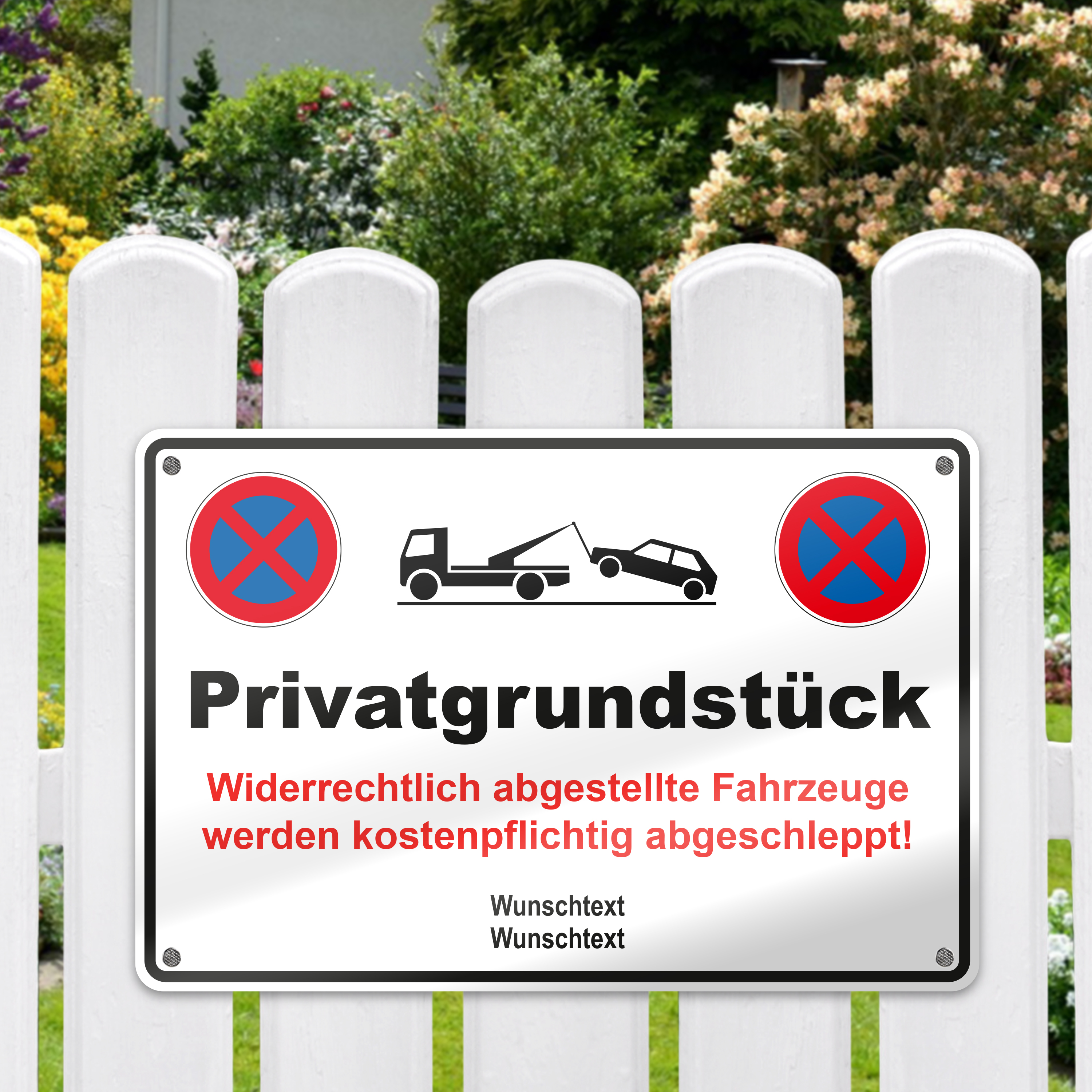 Parkschilder Blechschild 30 cm x 20 cm 4
