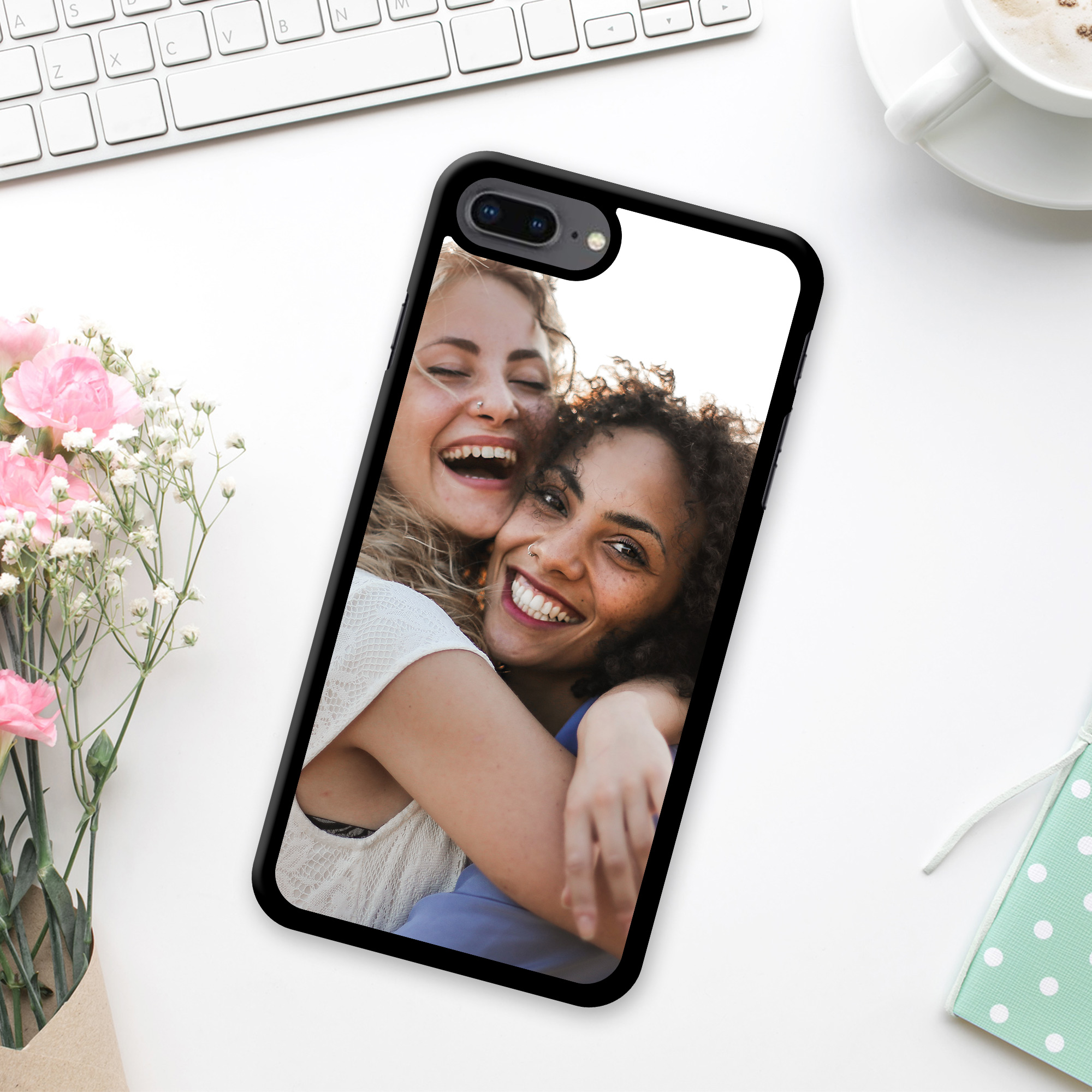 iPhone 8 Plus Hardcase schwarz 2