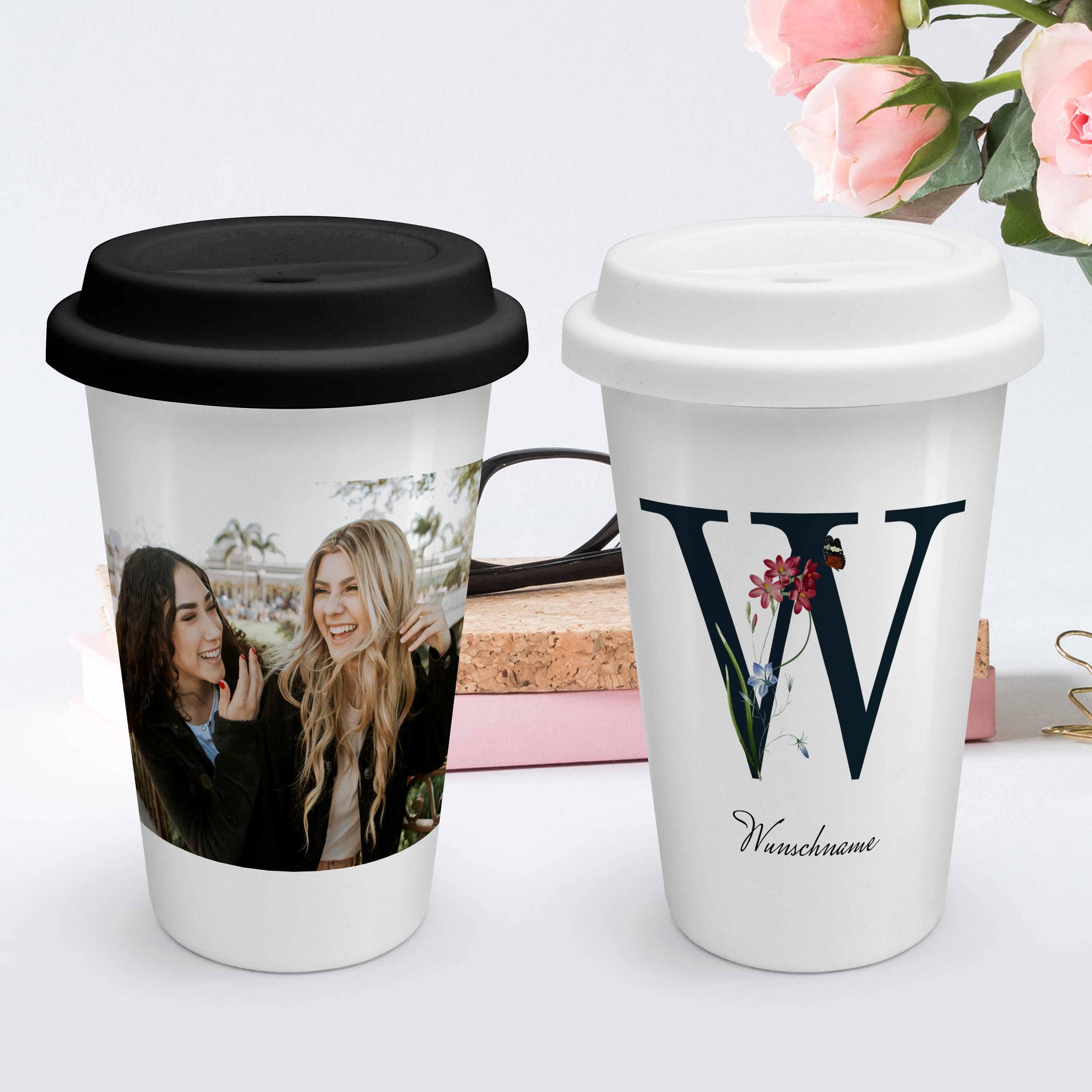 Coffee-to-go-Becher Weiß 5