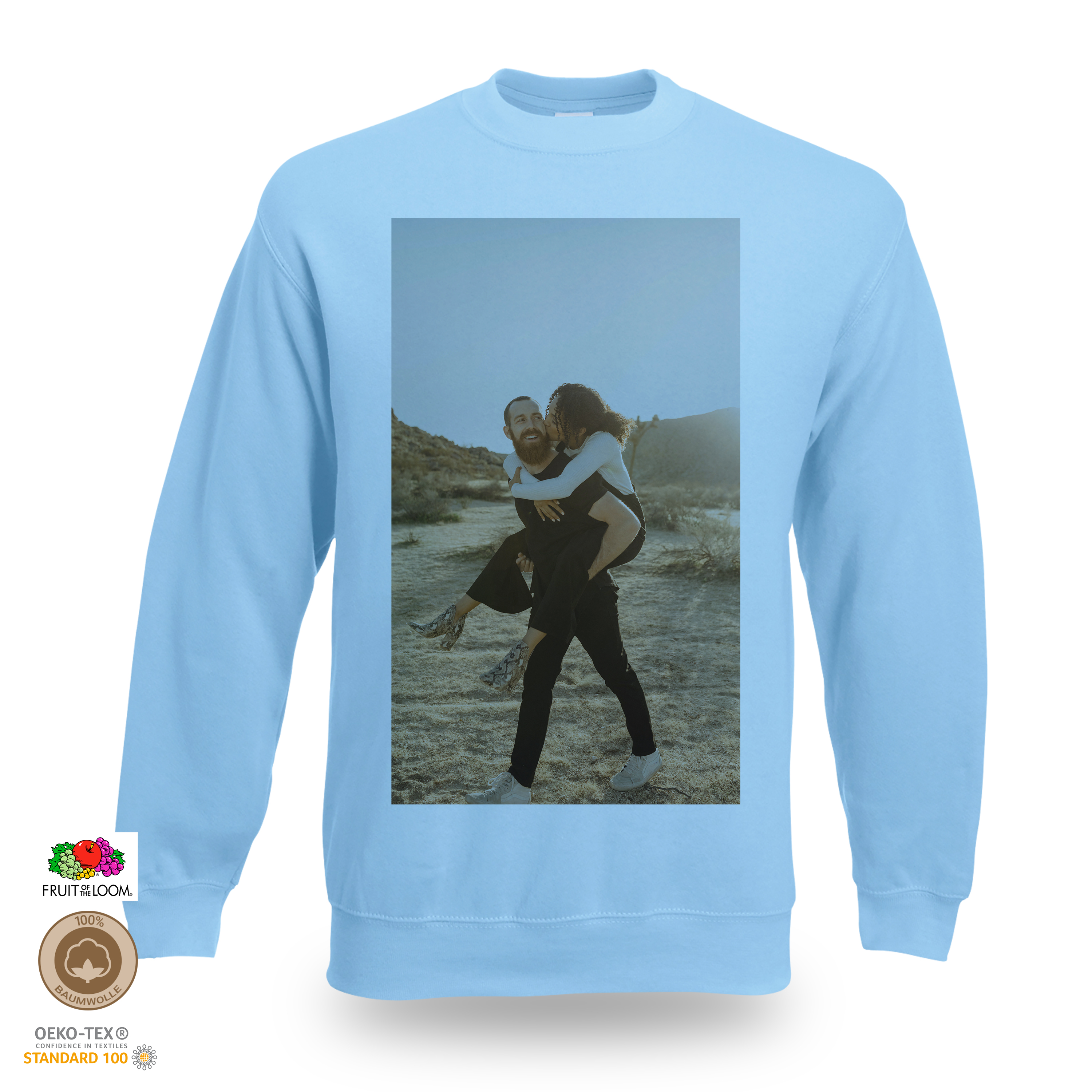 Sweatshirt Hellblau 1