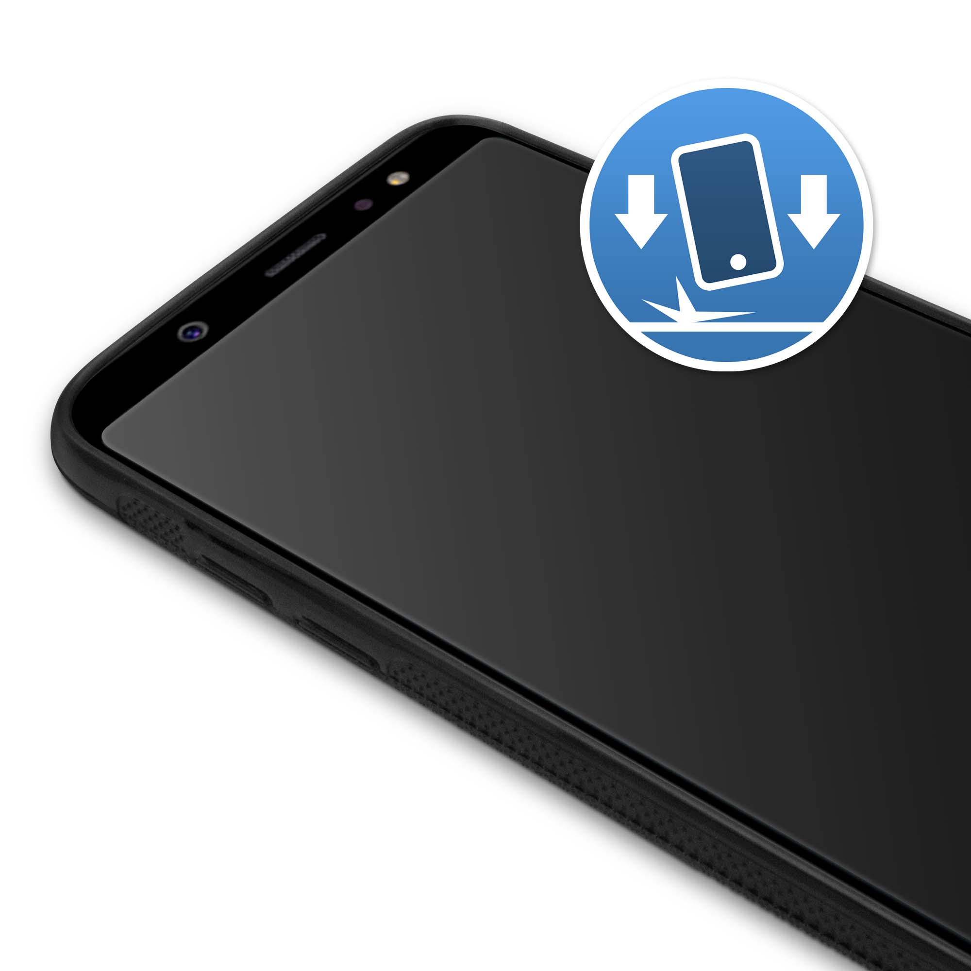 Galaxy A6+ (2018) schwarz Softcase 2