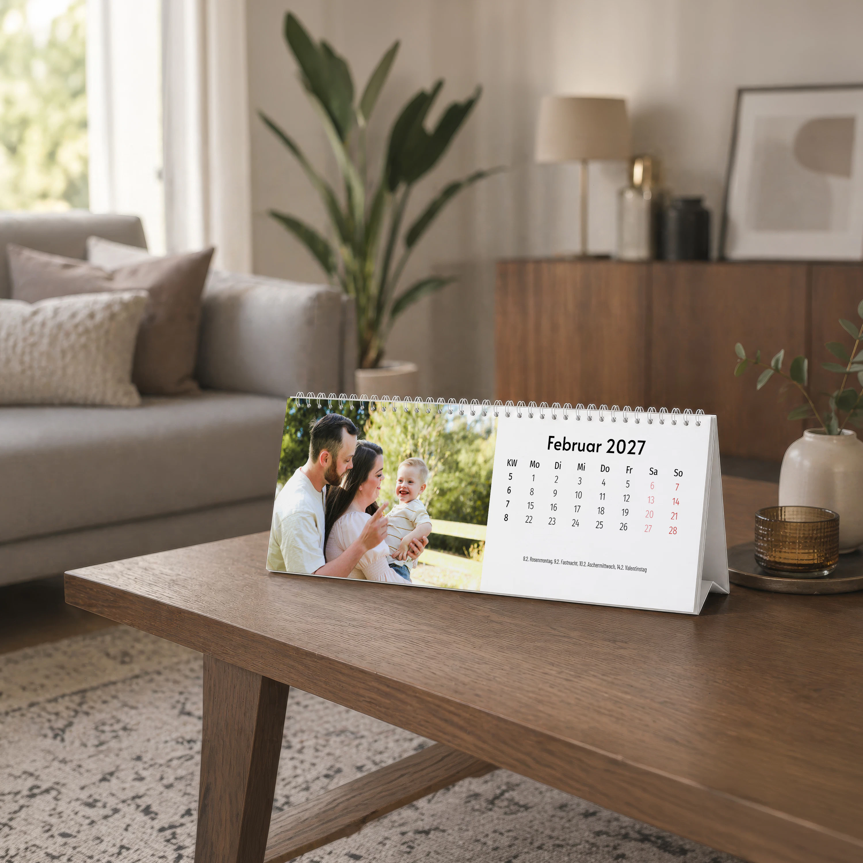 Tischkalender Portrait - Standard 2