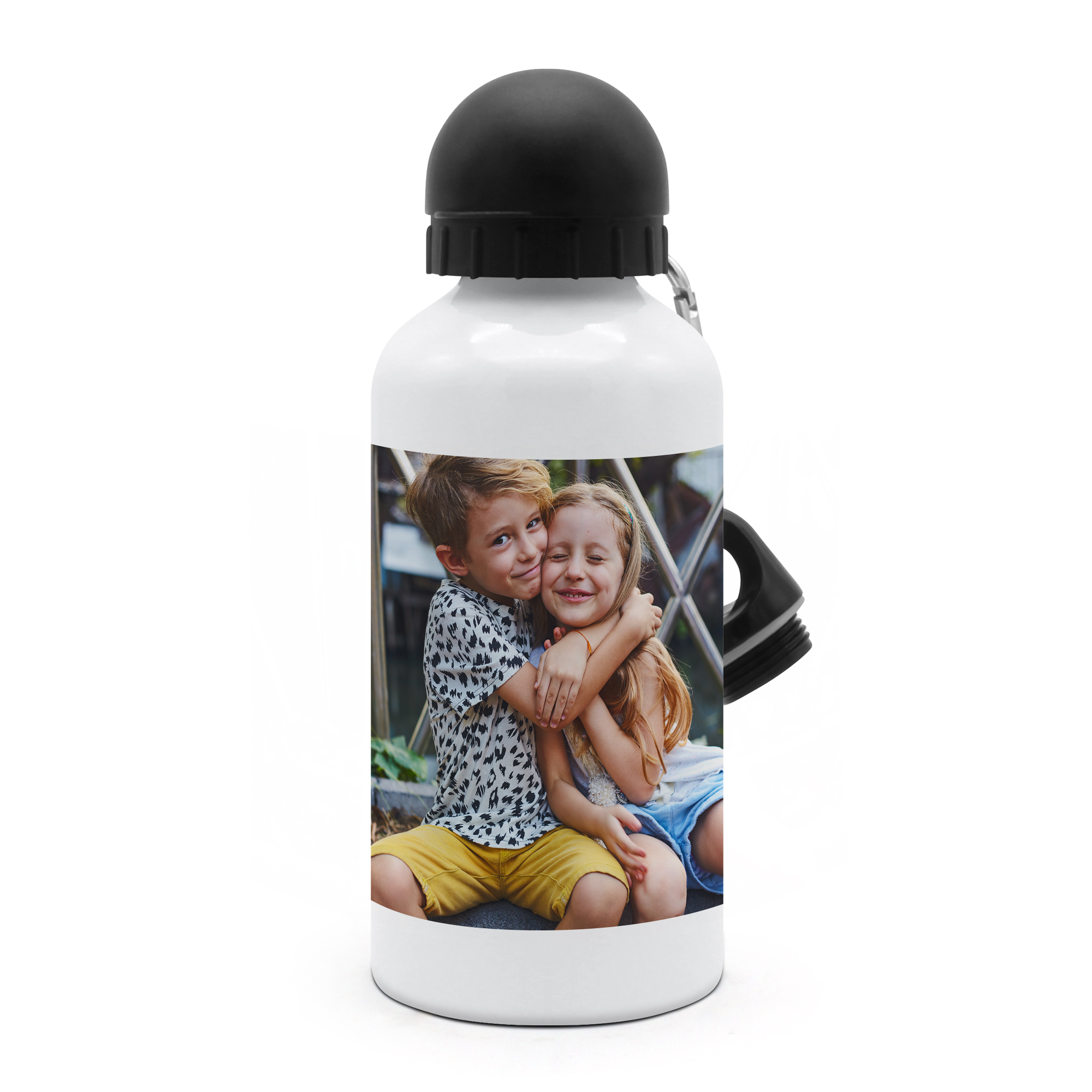 Alu-Trinkflasche Weiß 1