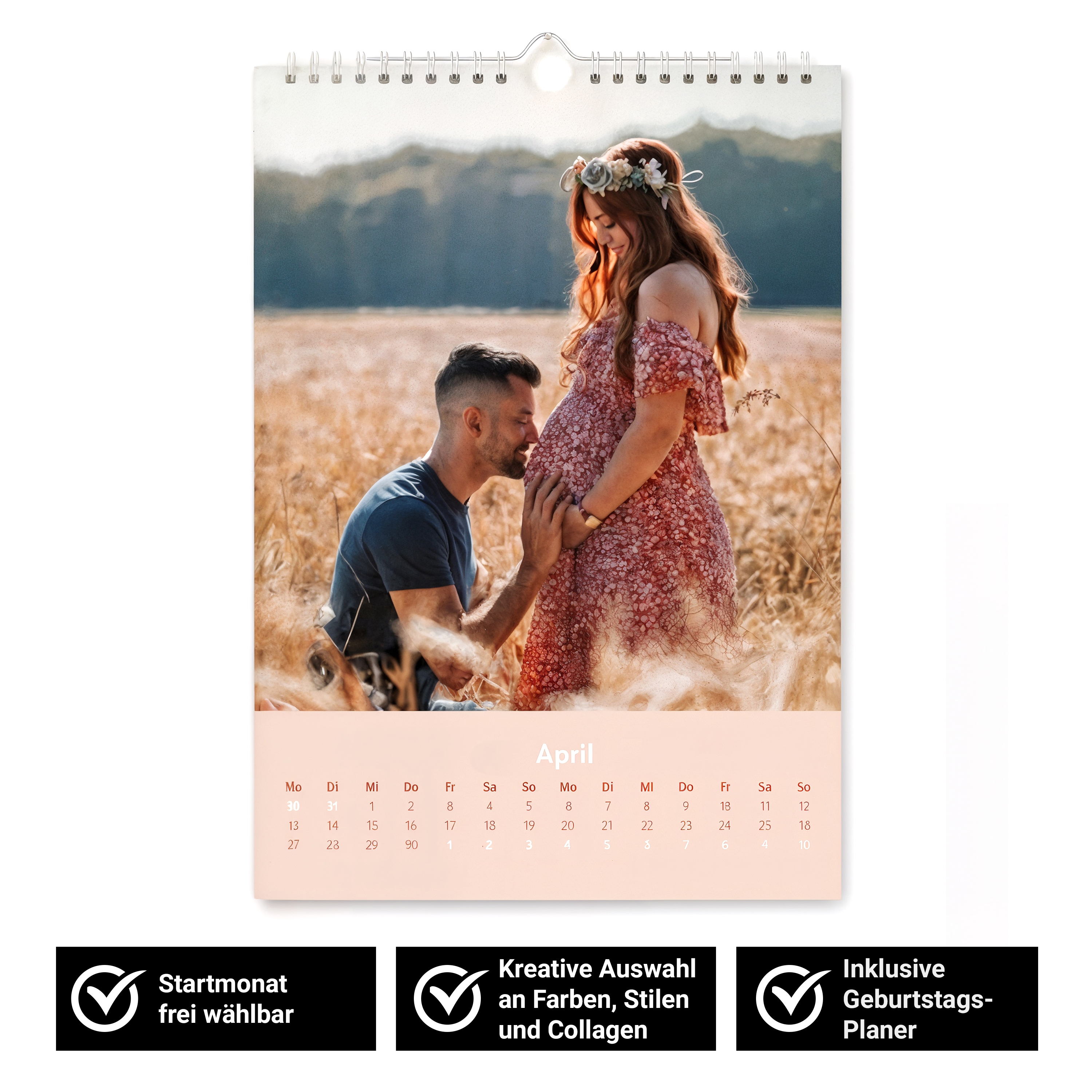 Wandkalender hoch DIN A5 1