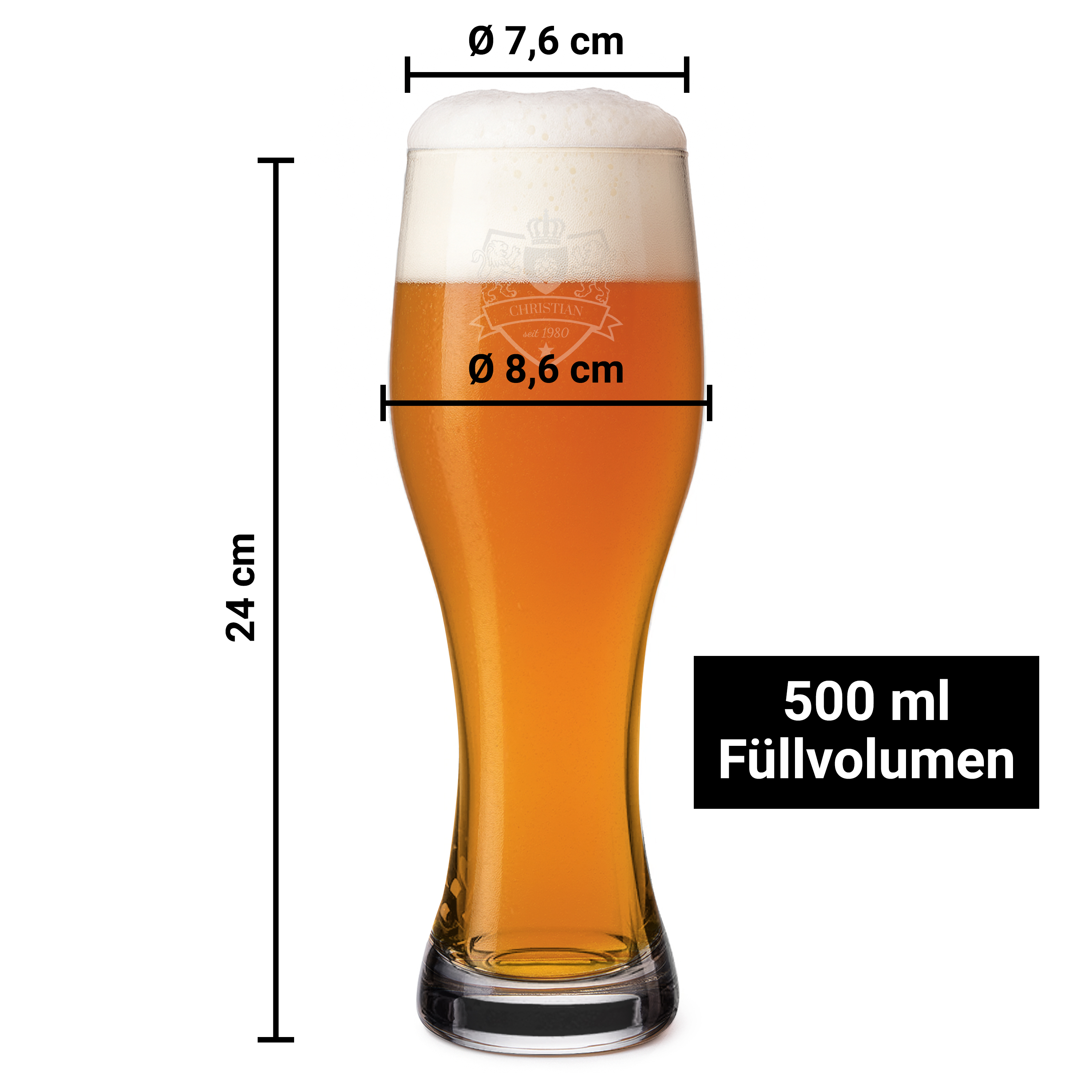 Weizenbierglas - Standard 3